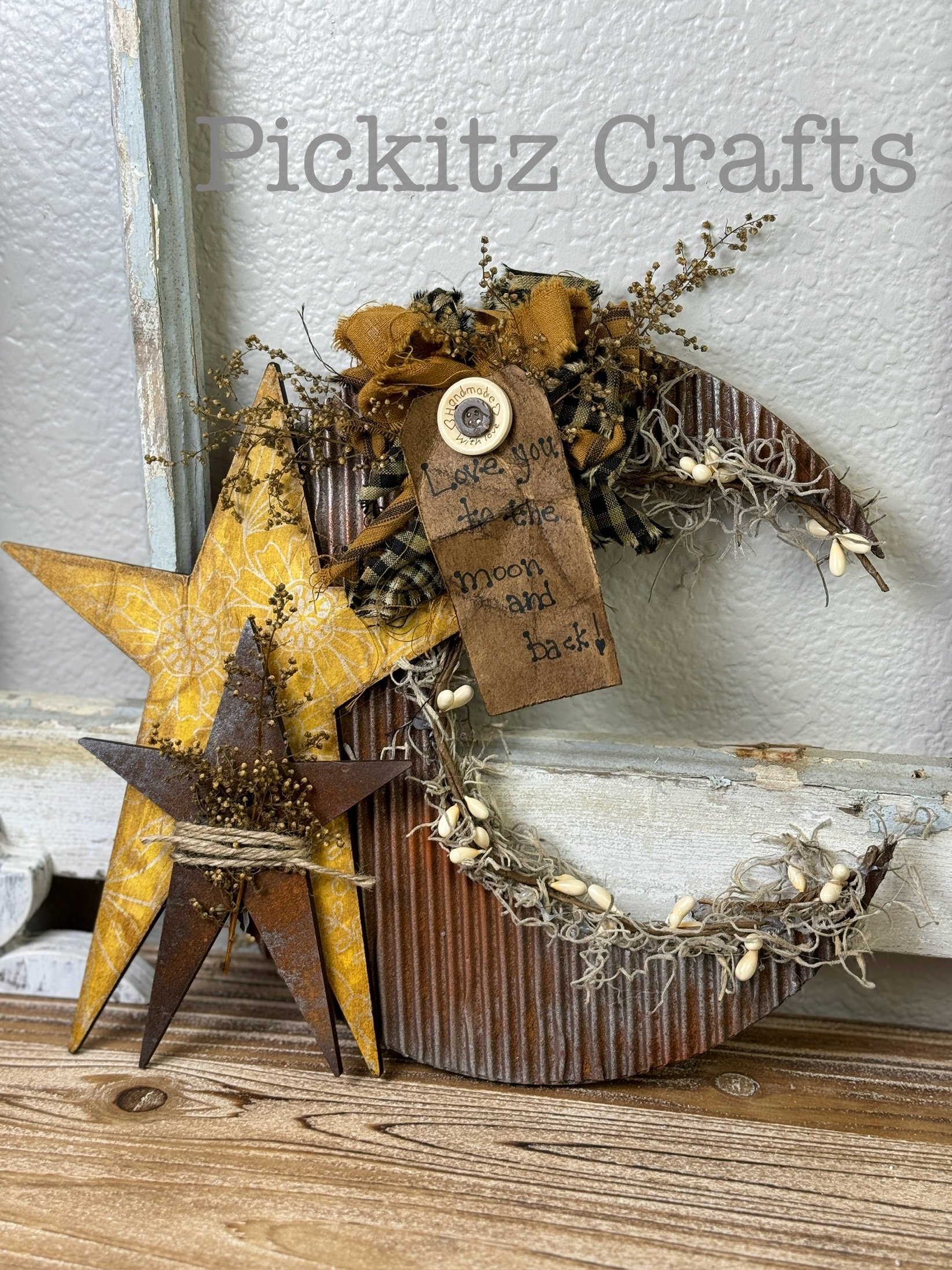 Moon and Stars, Farmhouse SVG Digital Download for Glowforge or Laser Not a Physical Item