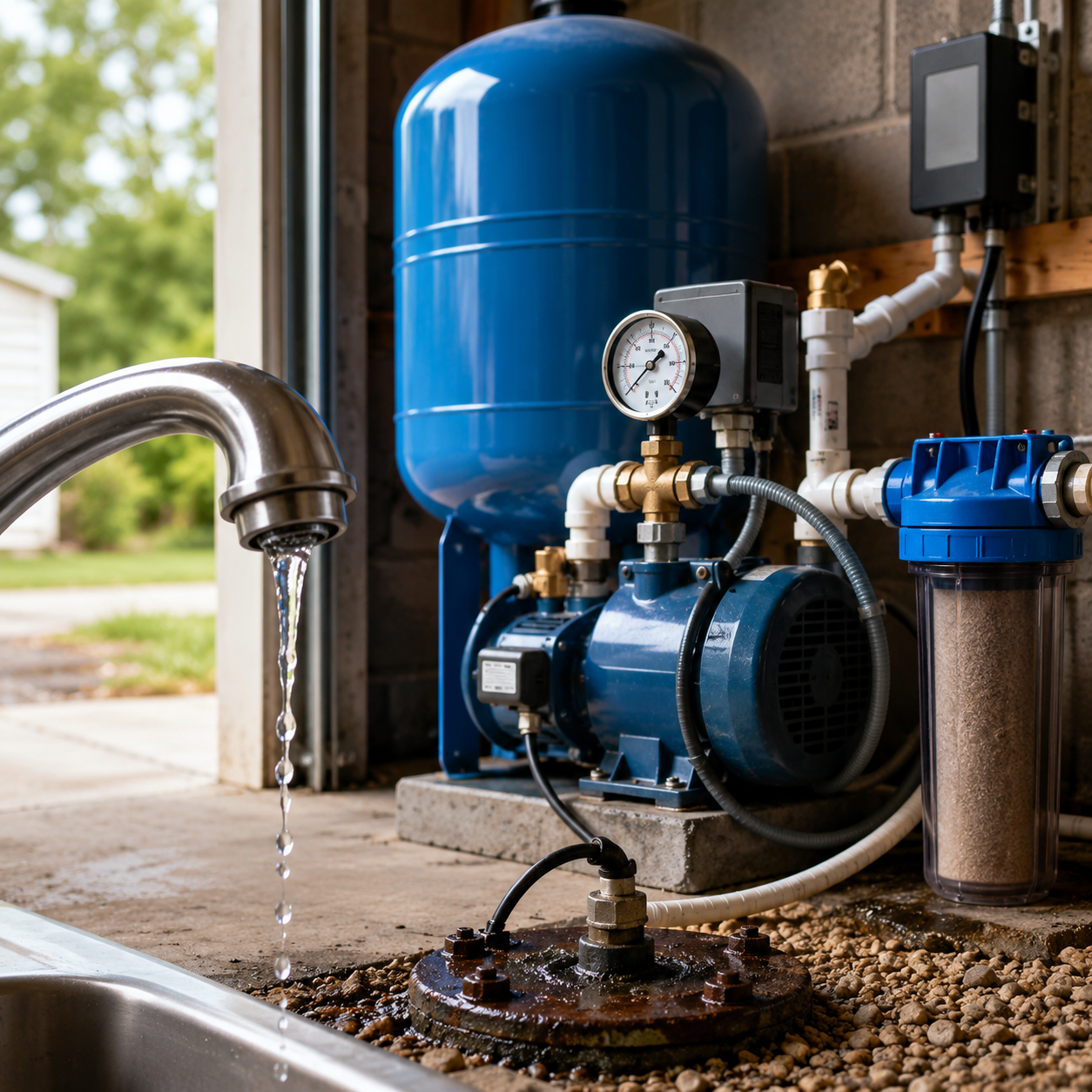Low Water Pressure on a Well? Tracing the Cause