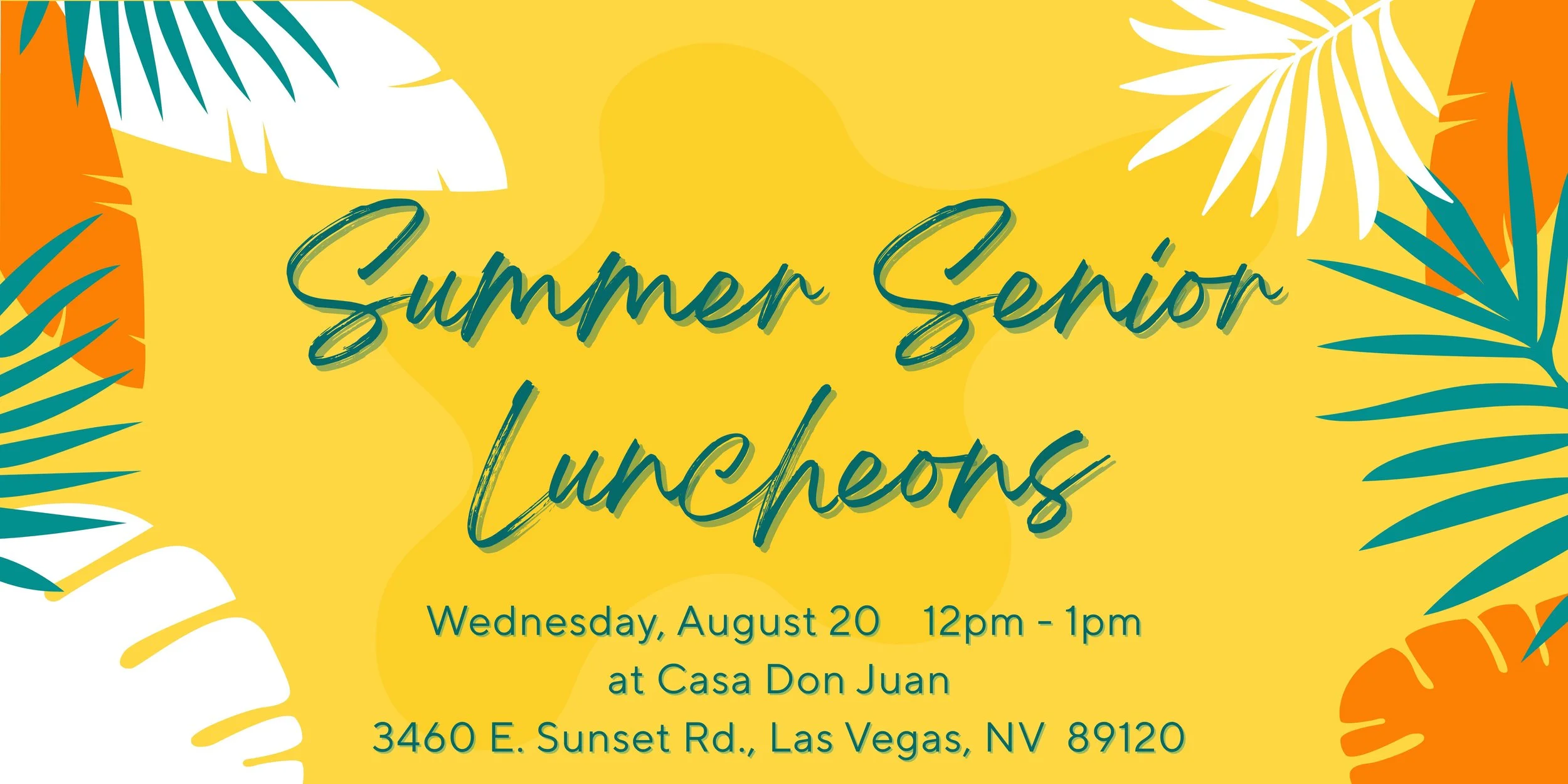 Summer Senior Luncheons