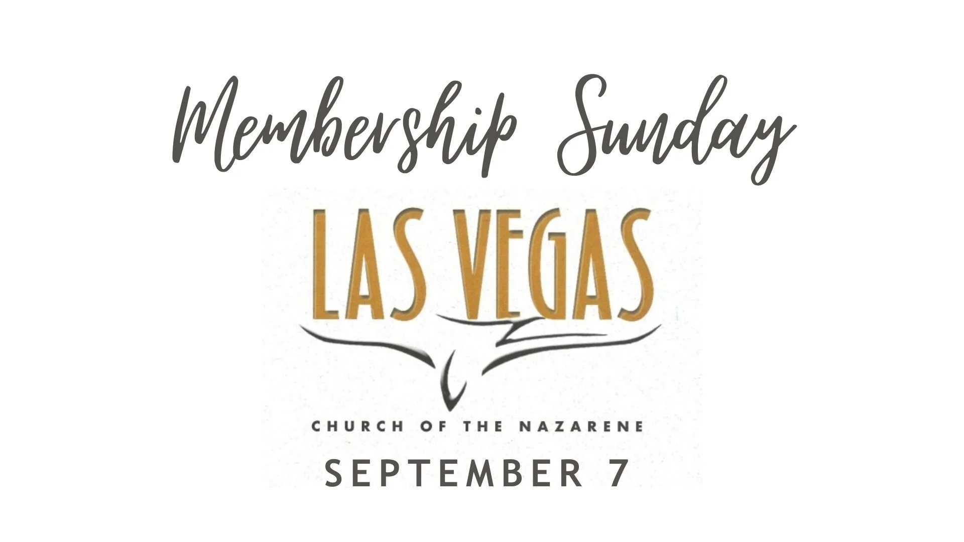 Membership Sunday