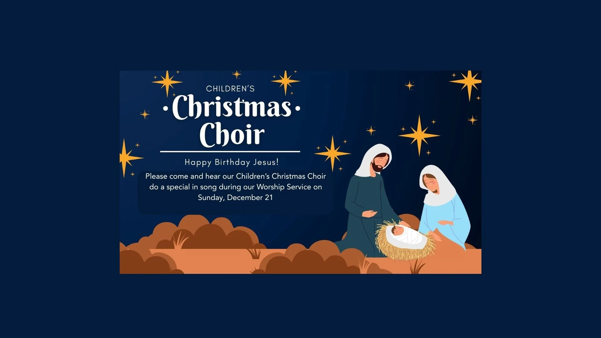 Children's Christmas Choir         Special in Song