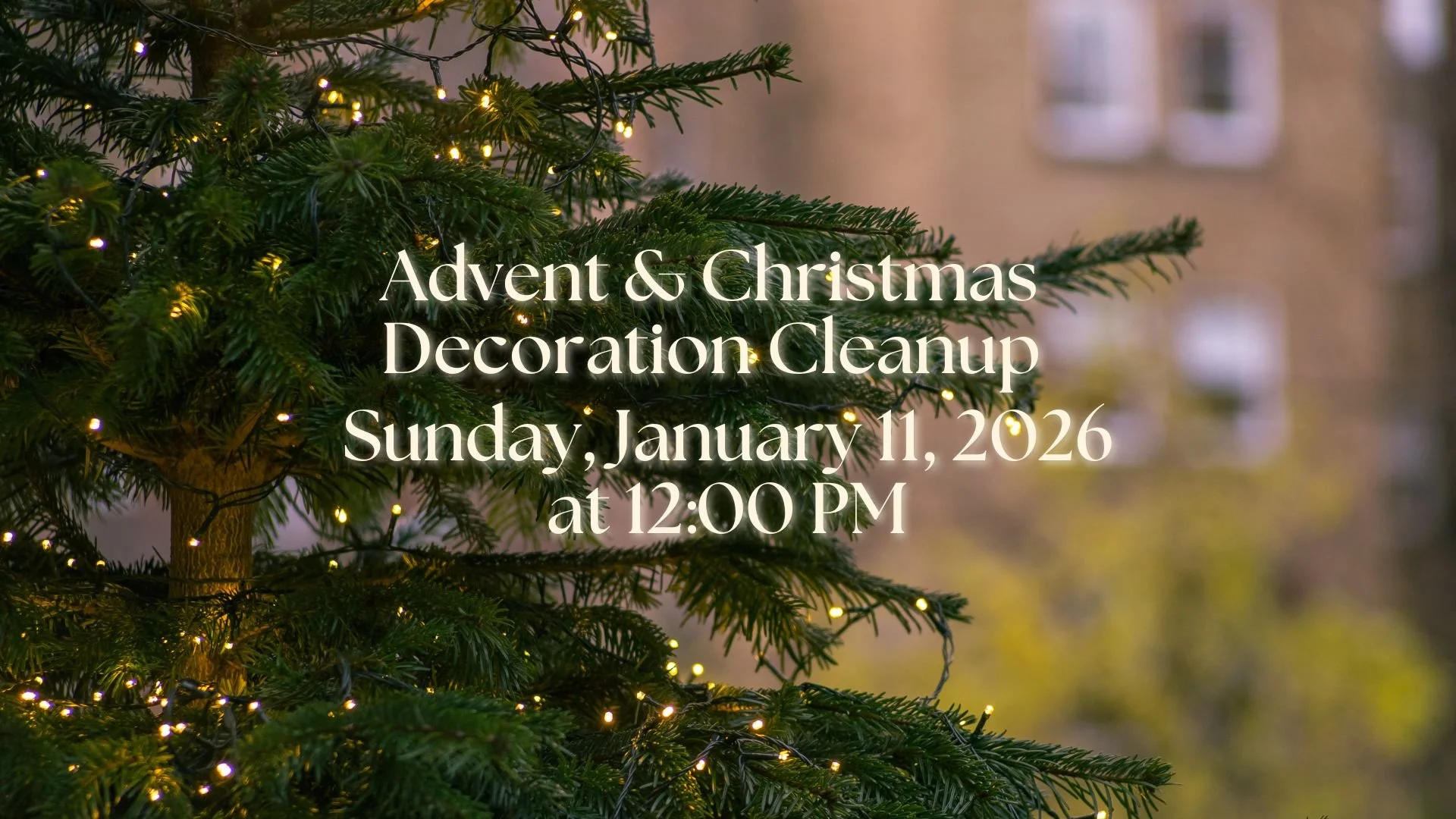 Advent & Christmas Decoration Cleanup