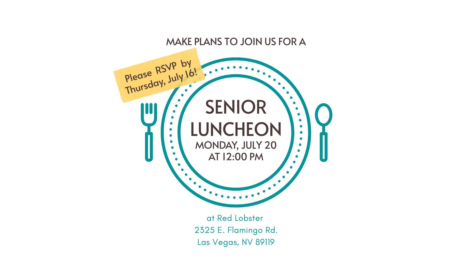 Senior Luncheon