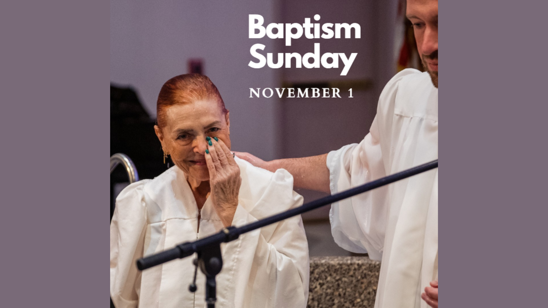 Baptism Sunday