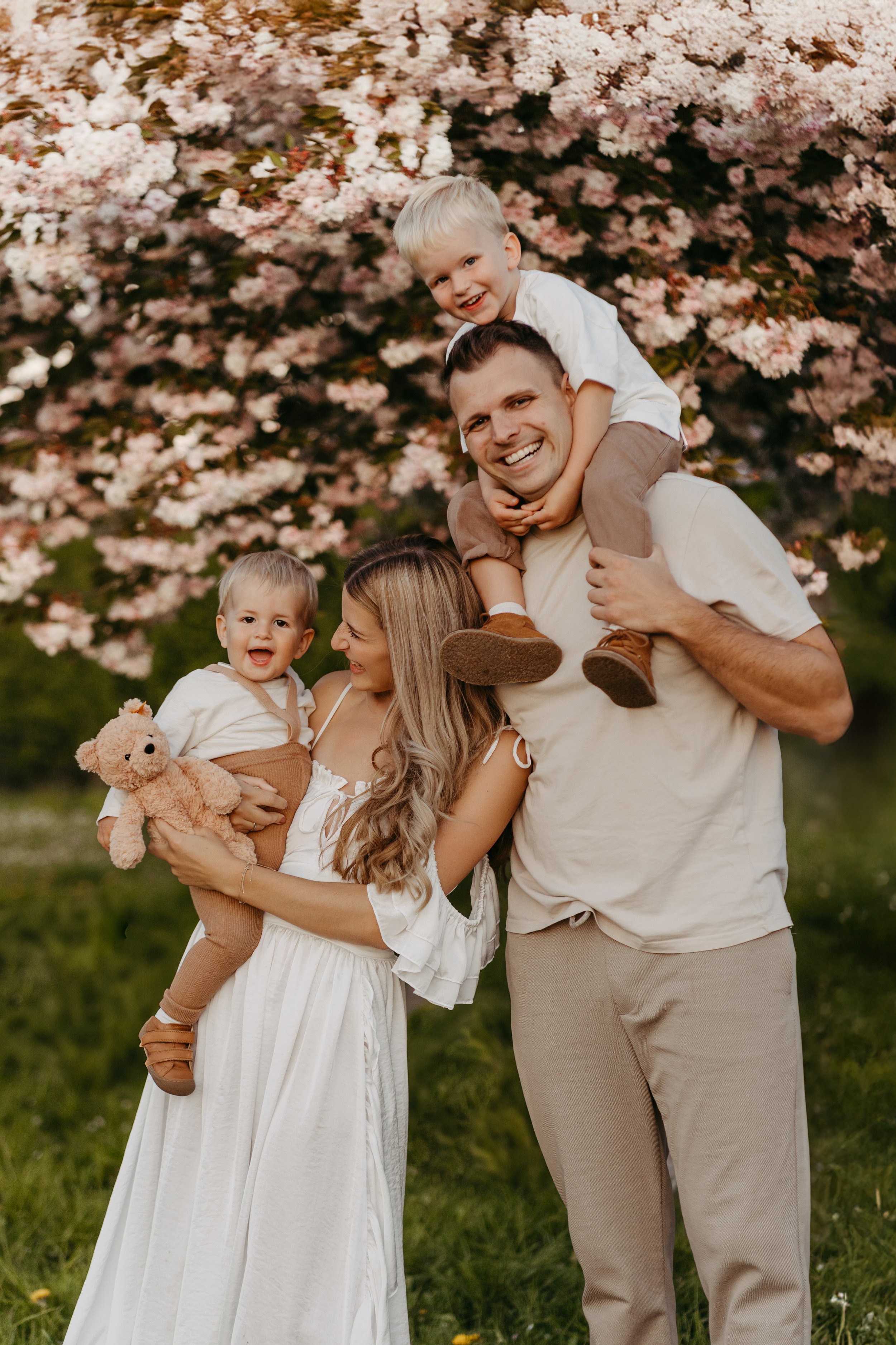 Familienshooting im Frühling Outdoor München