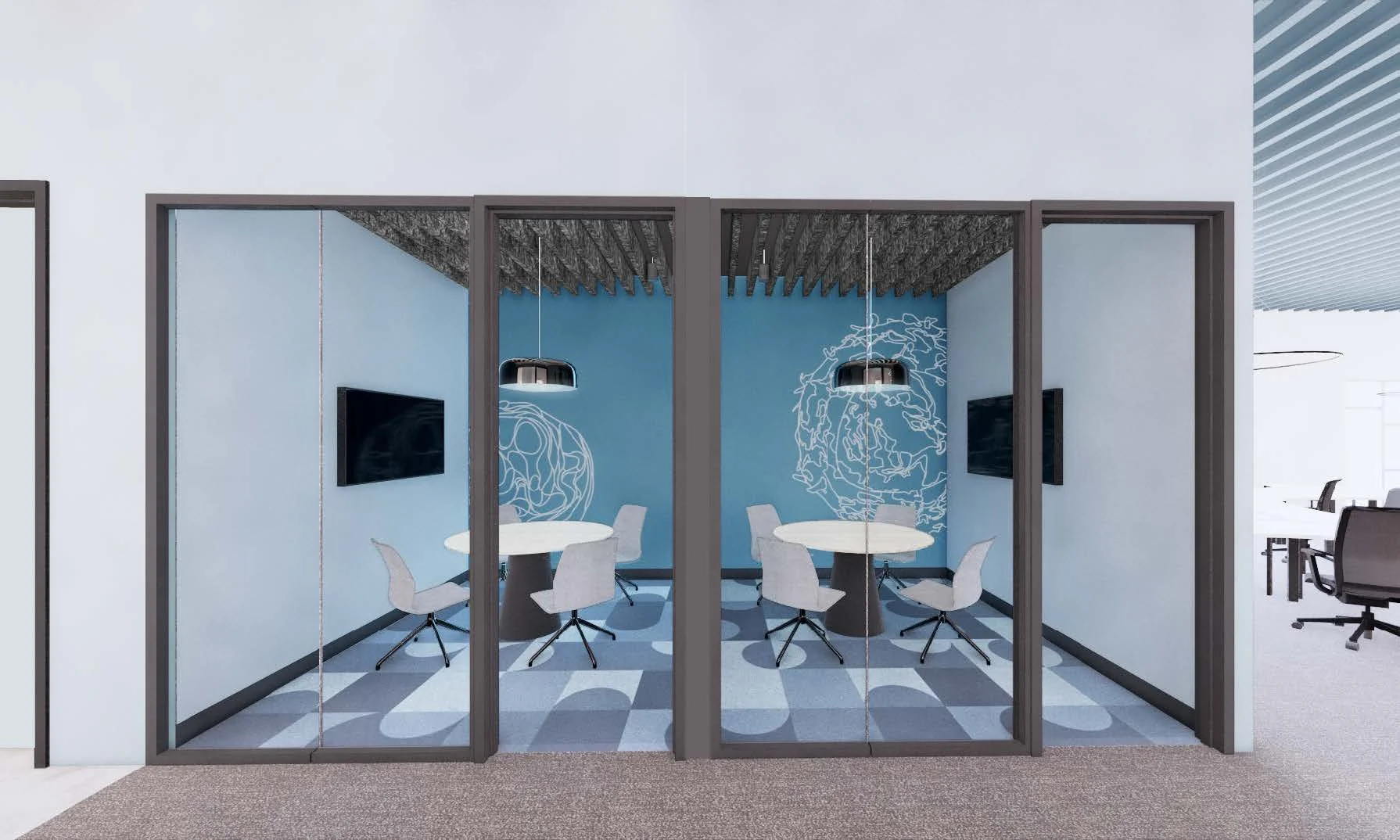 Meeting room wall graphic