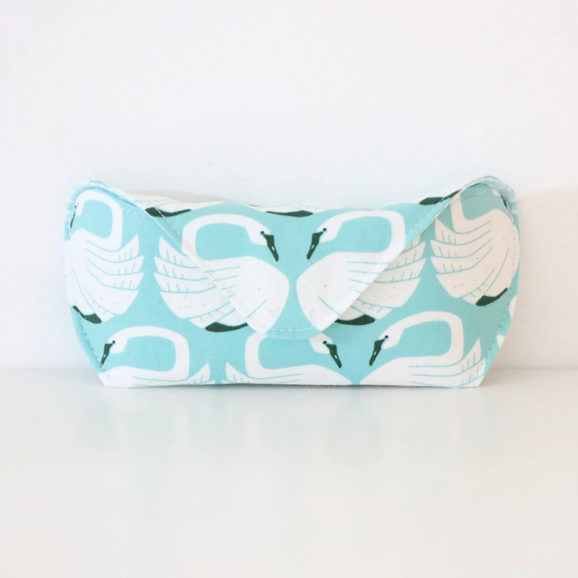 Glasses Case - Loving Swans Waterfall