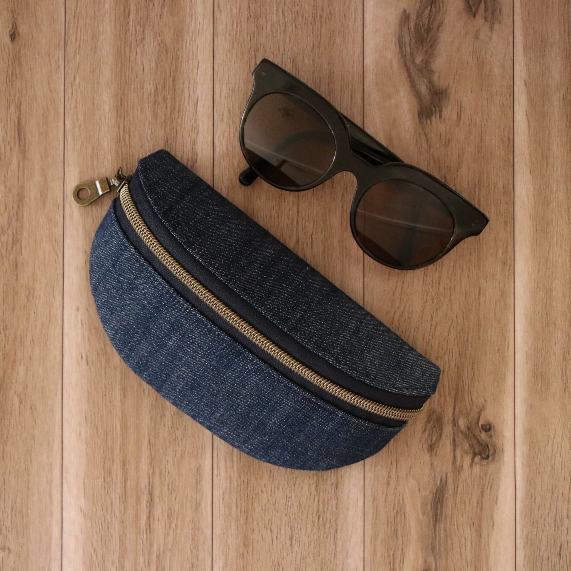 Denim Glasses Case