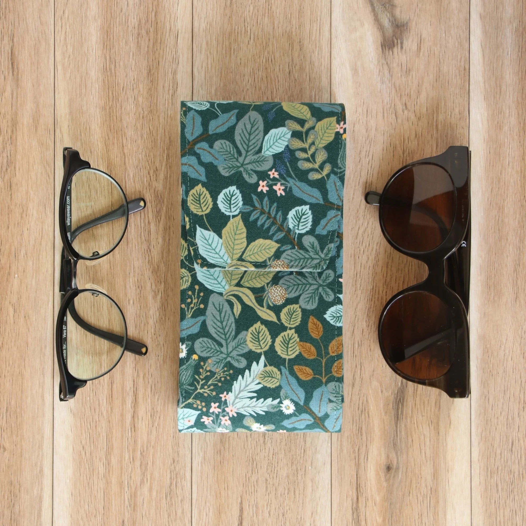 Double Glasses Case - Large - Verde
