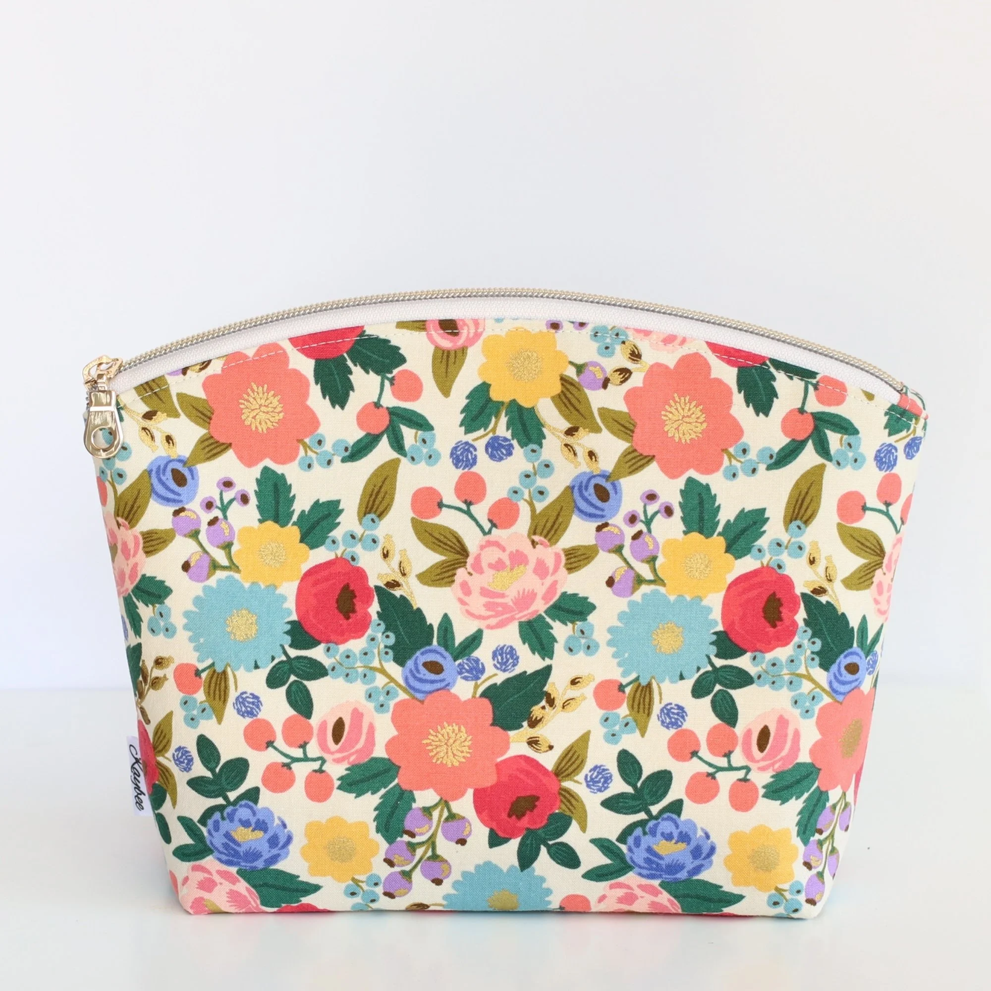 Kaybee Creations Medium Makeup Bag Vintage Blossom NZ