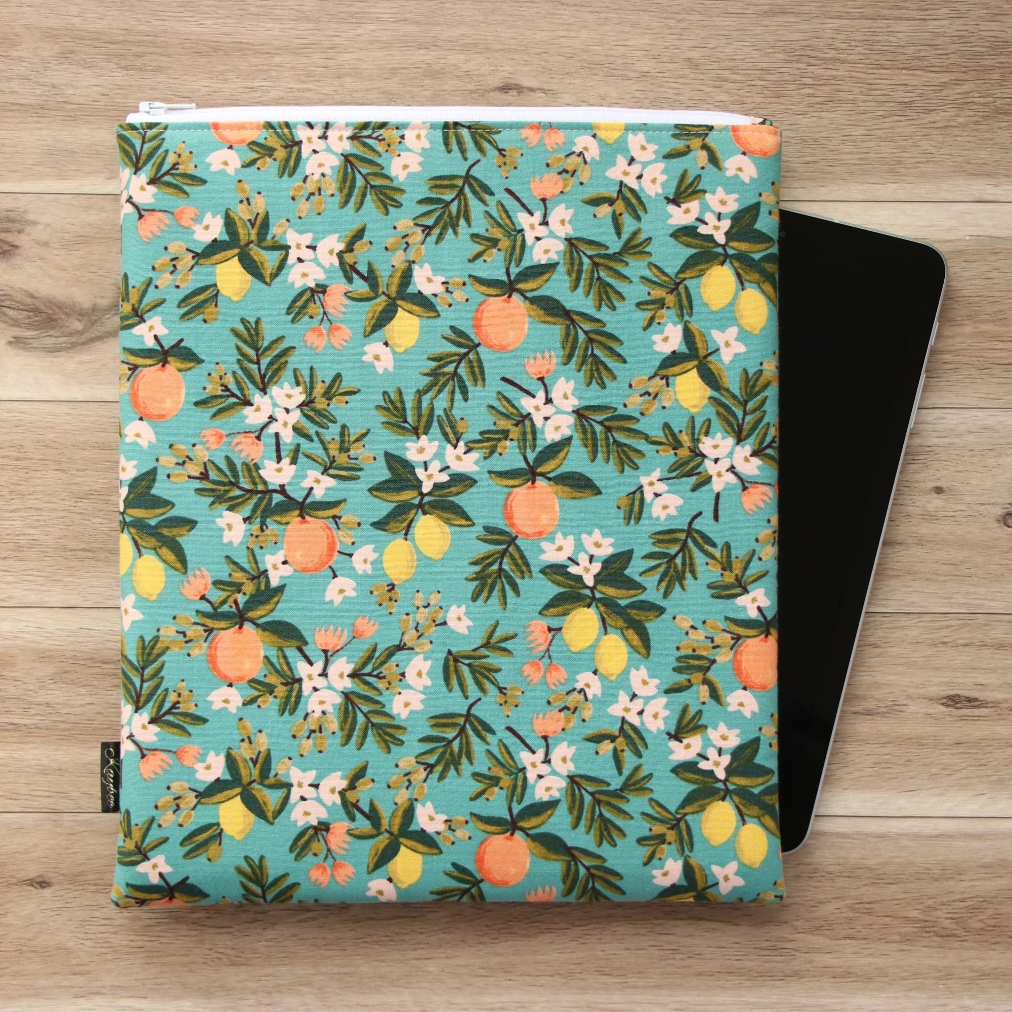 First Edition iPad & Large eReader Sleeve - Citrus Blossom