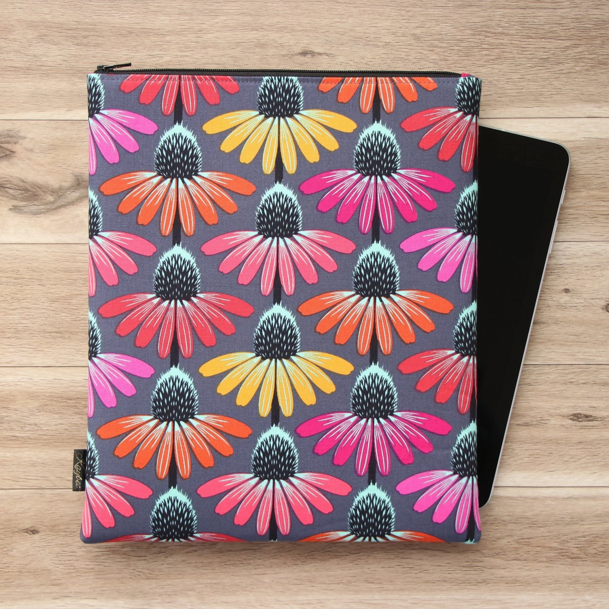 Handmade padded iPad and Kindle Scribe sleeve