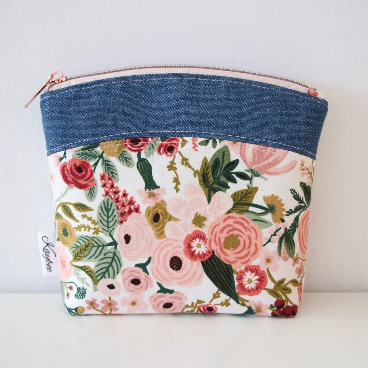 Makeup Bag - Garden Party Rose