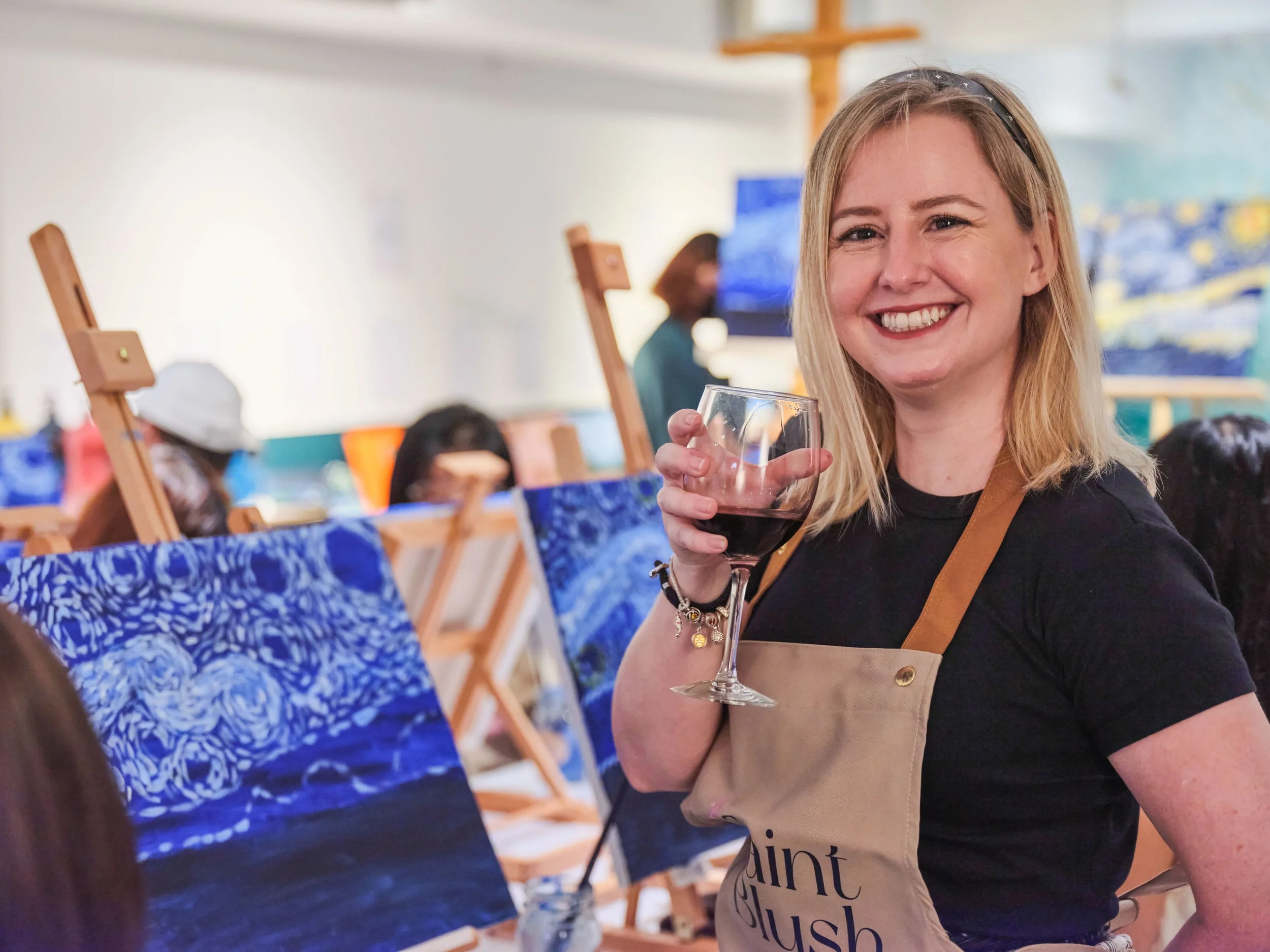 Our Story Paintblush, Singapore’s first Sip ’N' Paint art studio