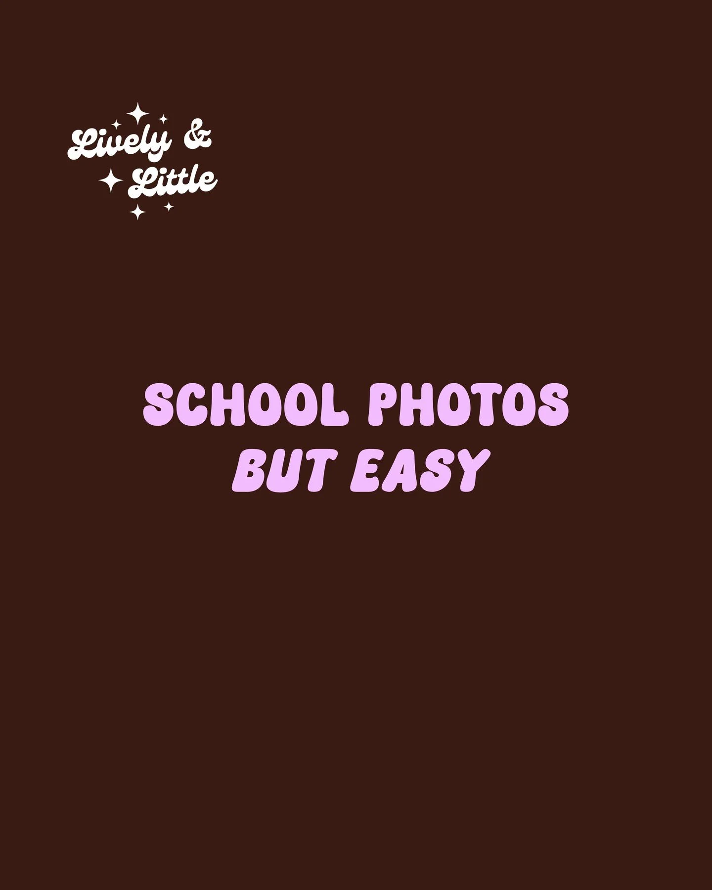 📸 🤩 School portrait booking is OPEN (it's where cute things happen!). Lively &amp; Little provides a calm and organized photography experience for busy parents and schools, where everything feels simple, clear, and thoughtfully handled from booking