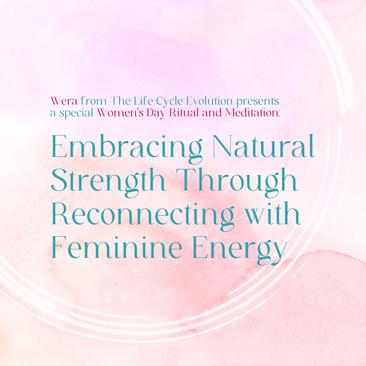 Women's Day 2025 special Ritual and Group Meditation 2025 by Weronika Kontykiewicz-Biel, Mindfulness and Well-being Coach.png