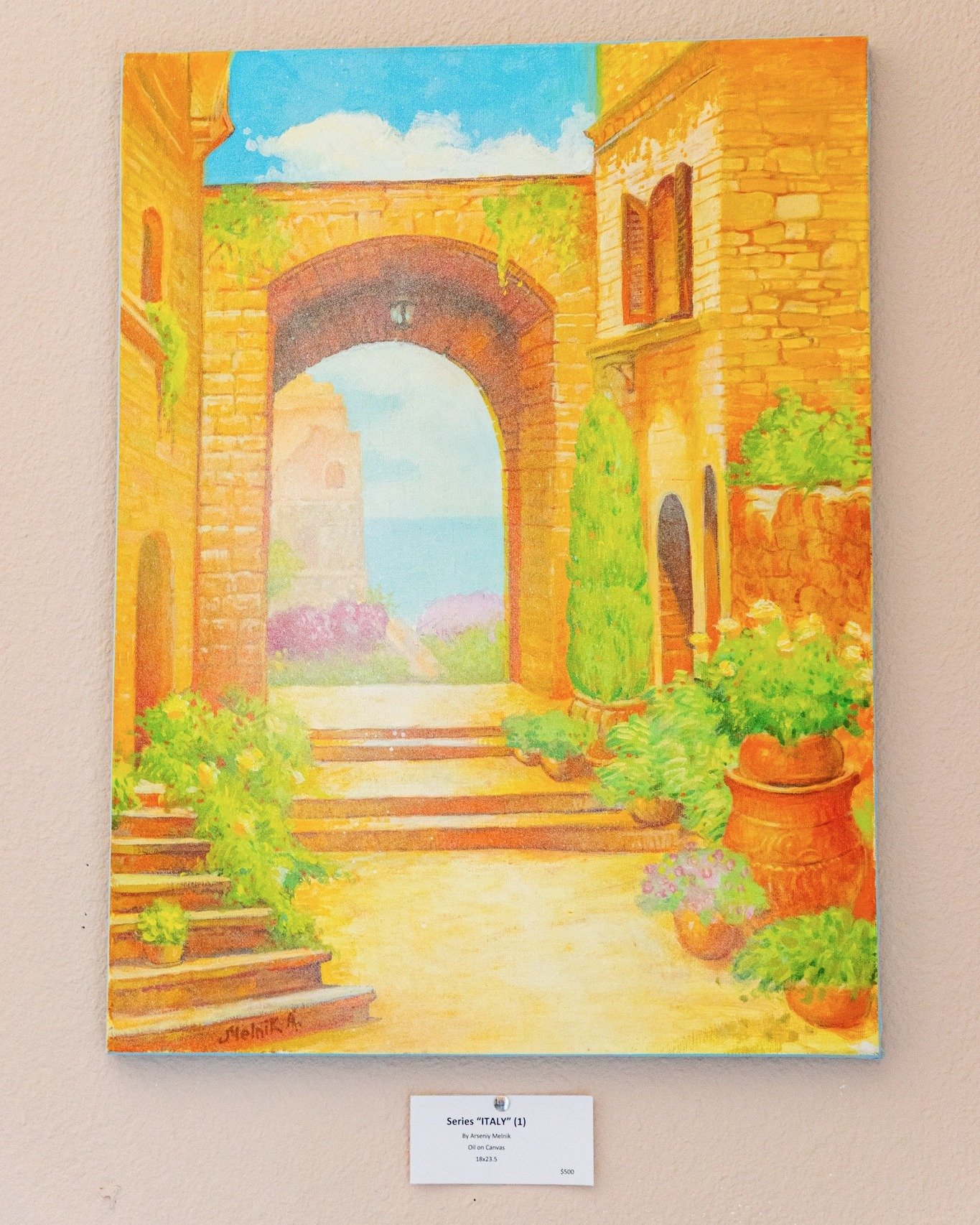 70 degrees in Missouri&hellip; in February?! ☀️

Feels like the perfect day to share this sun-soaked escape. Warm stone, glowing light, and a view that practically invites you to wander through that archway.

Who needs a plane ticket when art can tak