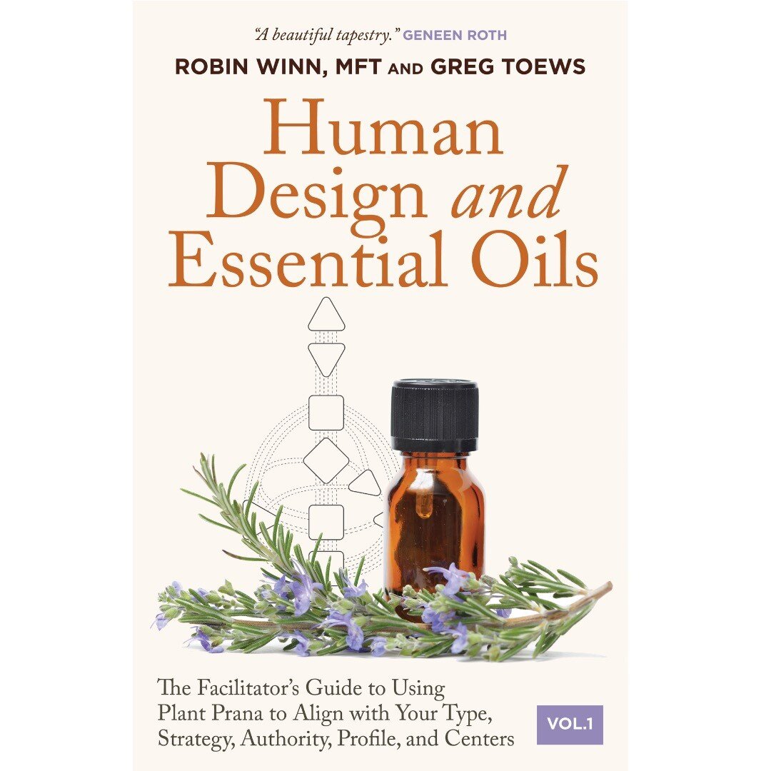 Human Design and Essential Oils: The Facilitator&rsquo;s Guide to Using Plant Prana to Align with Your Type, Strategy, Authority, Profile, and Centers by Robin Winn, MFT &amp; Greg Toews

https://www.amazon.com/dp/B0C39GYHHK/