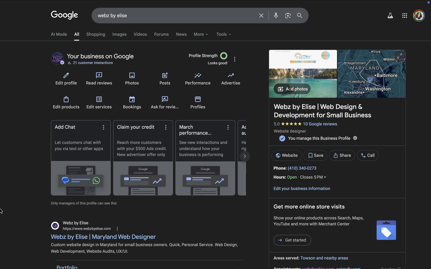 Webz Google Business