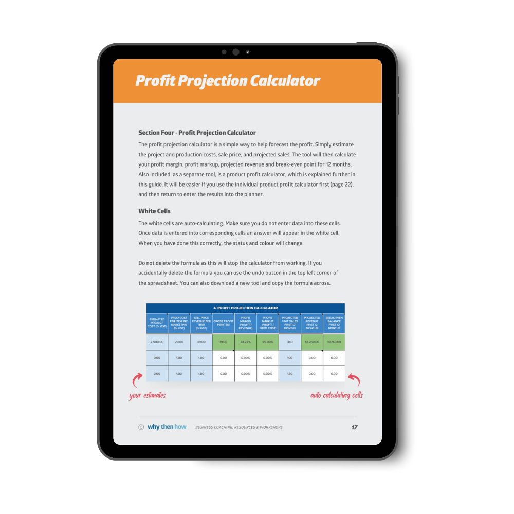 Product Planner & Profit Calculator — Why Then How