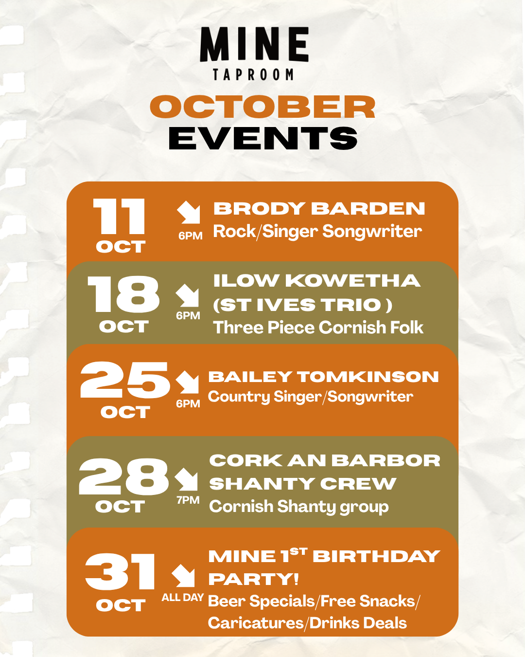 October at MINE