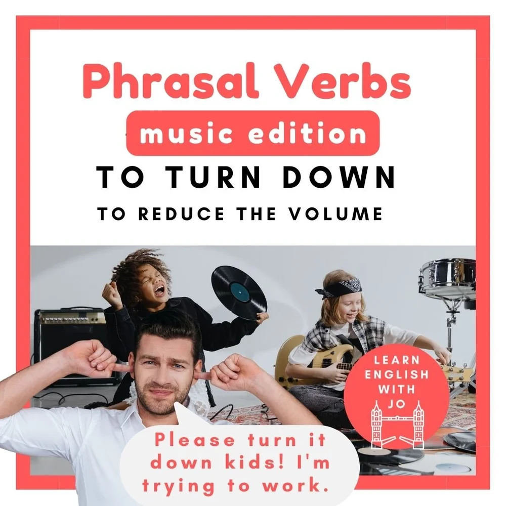 Phrasal verbs for talking about music. — Learn English With Jo
