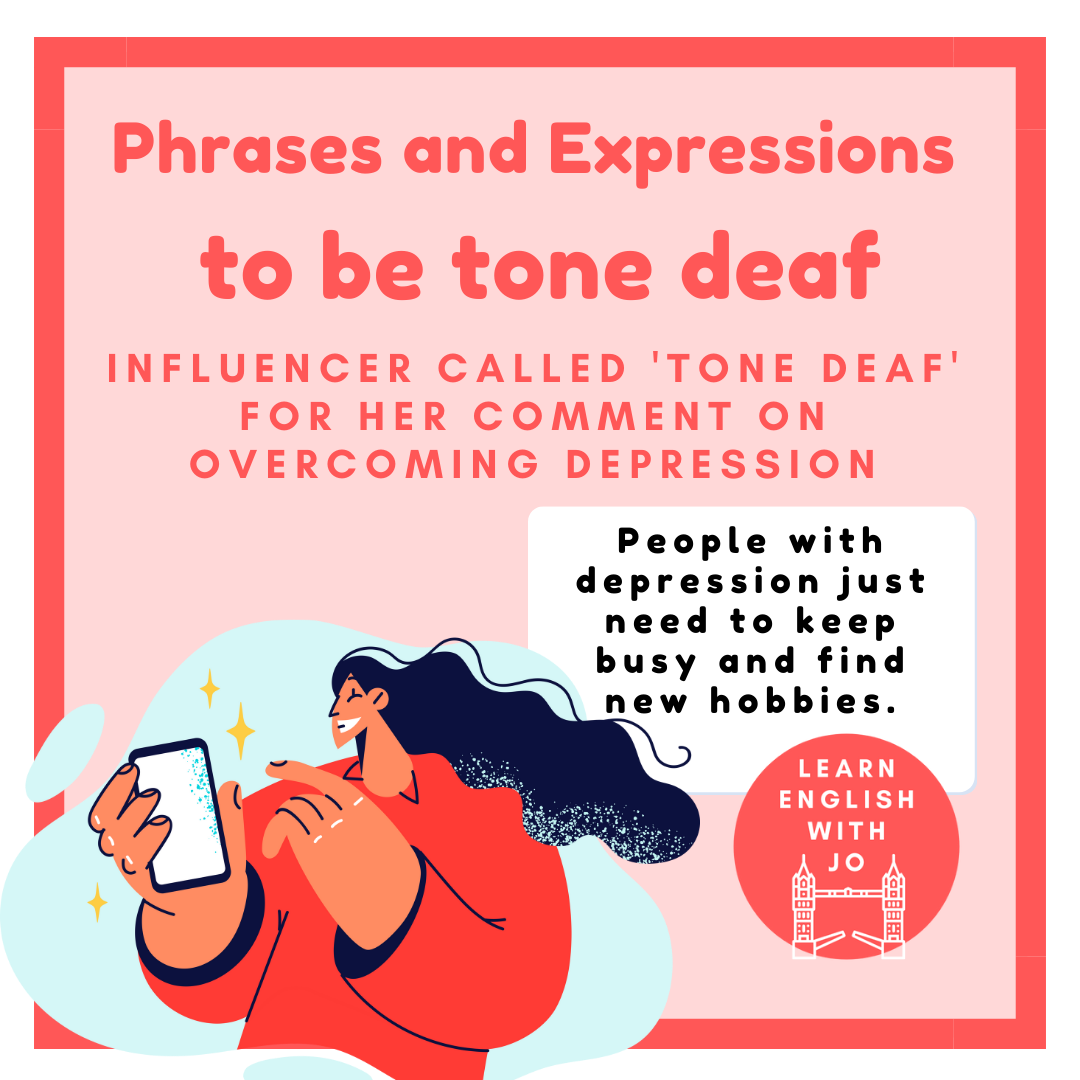English expressions- what does it mean to be tone-deaf?