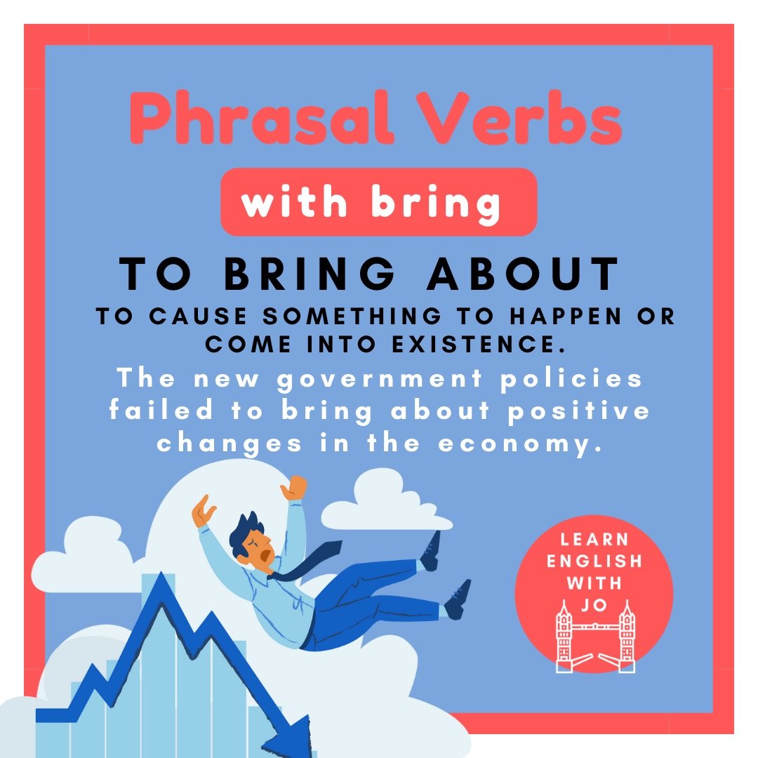 English phrasal verbs with bring.