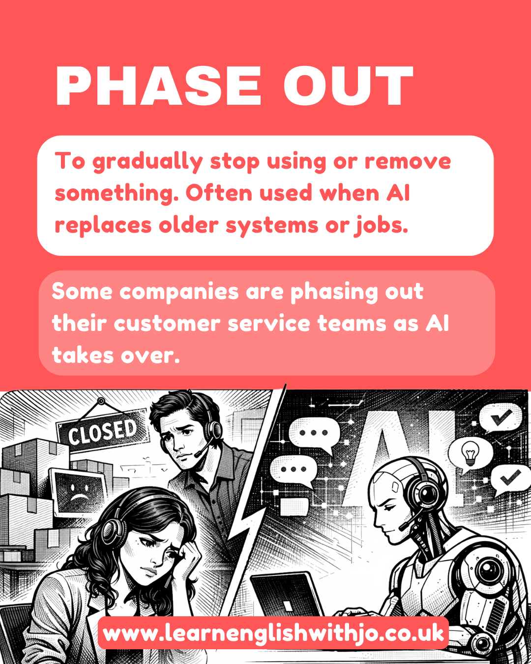 How to talk about AI in English using phrasal verbs