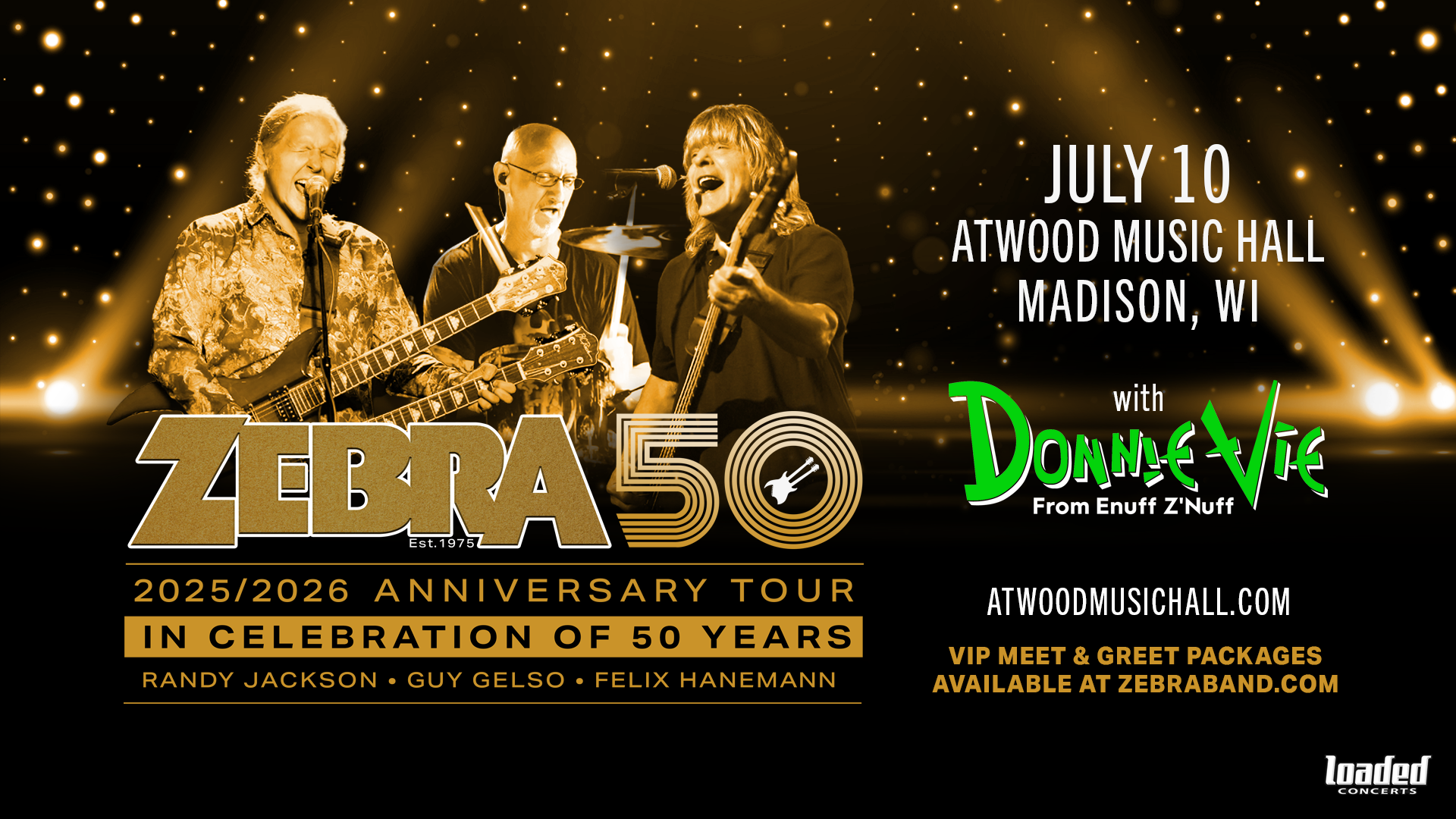 Zebra 50 - 2026 Anniversary Tour