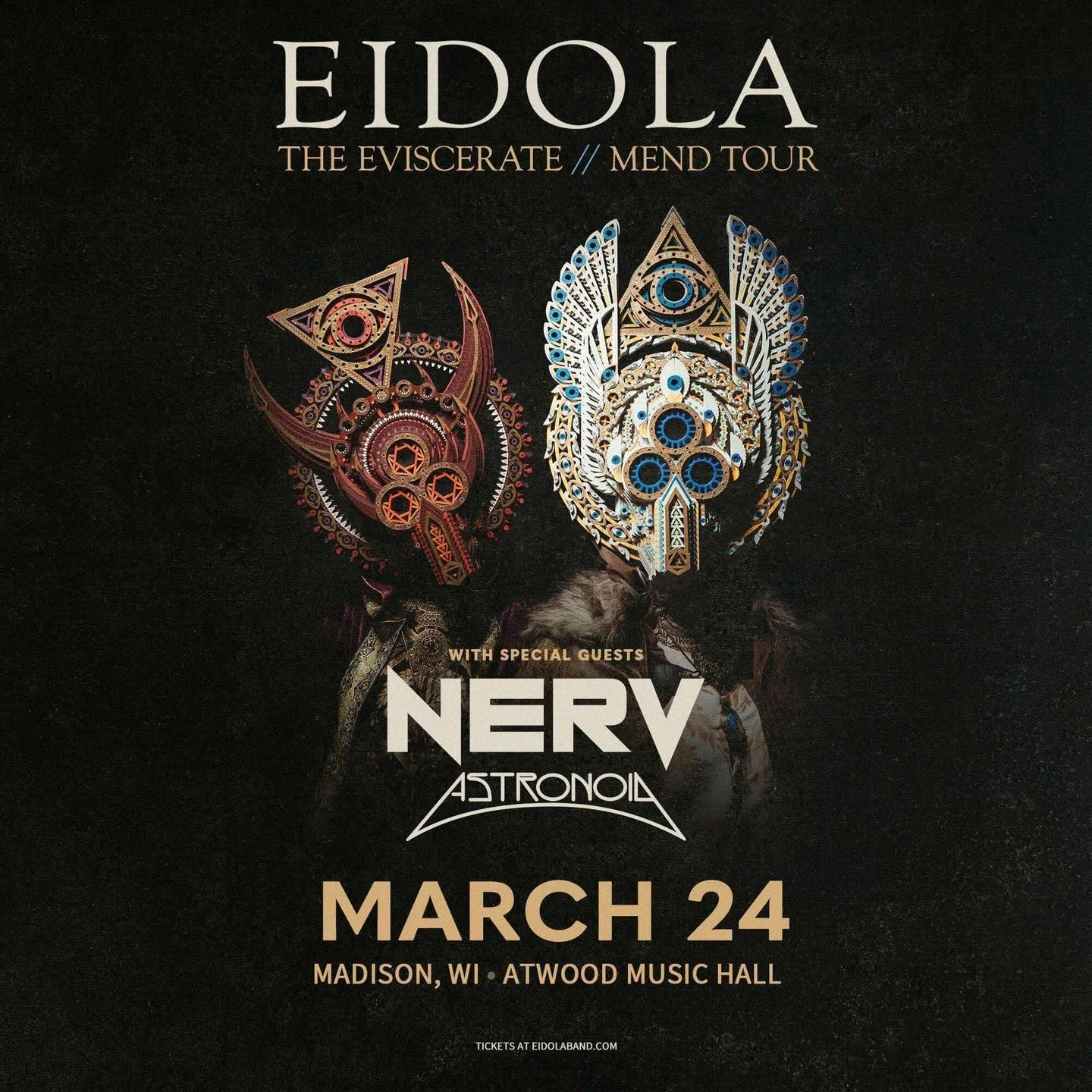 Get ready to rock! 🤘

&bull; EIDOLA plus NERV and ASTRONOID - March 24
&bull; Geoff Tate of Queensr&yuml;che - May 2
&bull; Anberlin with Emery &amp; Watashi Wa - May 20

Don't miss out on these unforgettable nights! 🎟️ 

Get your tickets at atwood