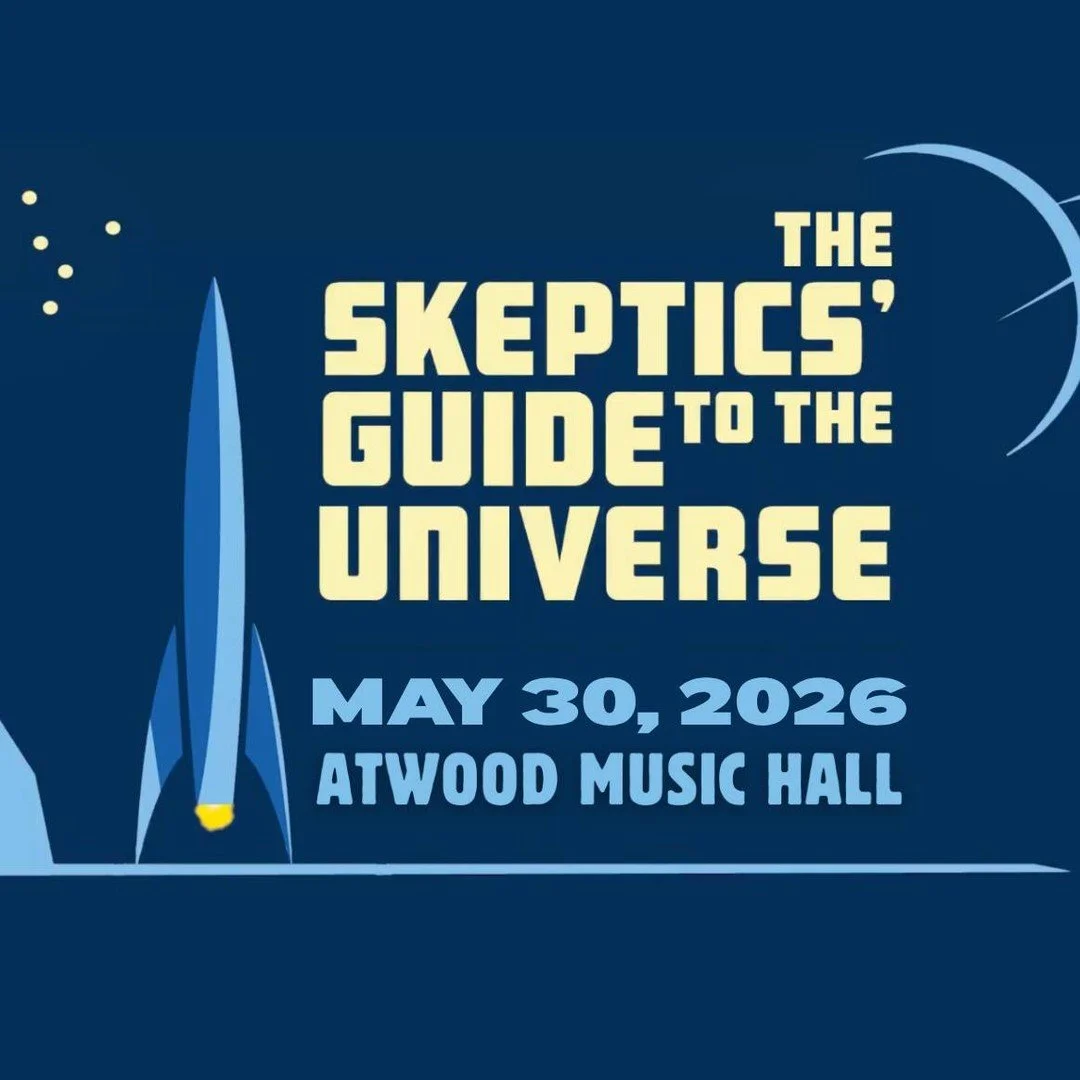 🪐 You have heard their award-winning science podcast and perhaps you have read their best-selling book on critical thinking. Now watch them live on stage as they entertain with sciencey games and challenge your perception of reality! Joined by host 
