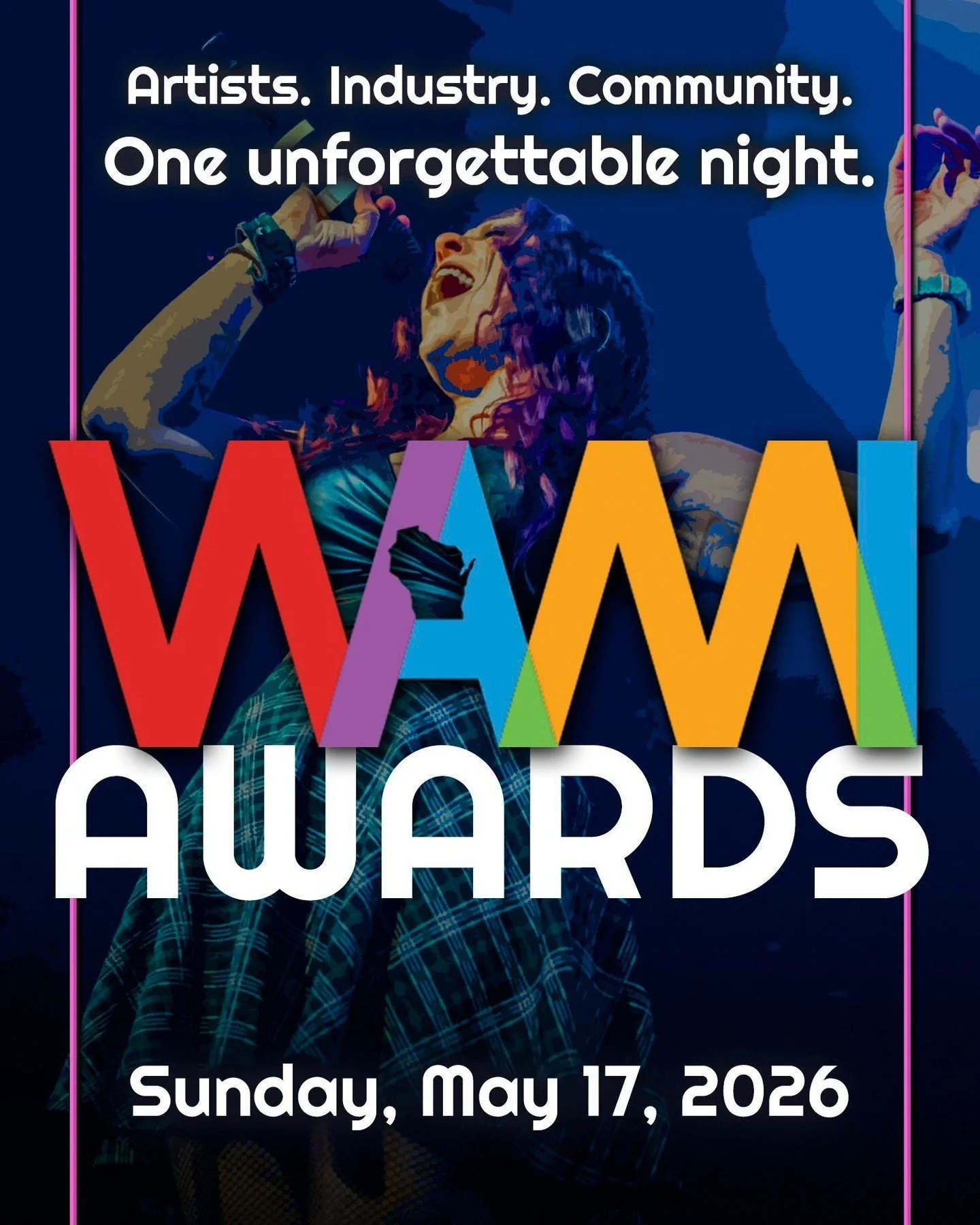 🎶 Wisconsin Area Music Industry Awards 
📆 May 17

The Wisconsin Area Music Industry (WAMI) Awards return to Madison for a night celebrating the artists, creators, and industry professionals shaping Wisconsin&rsquo;s music scene. Join us at Atwood M