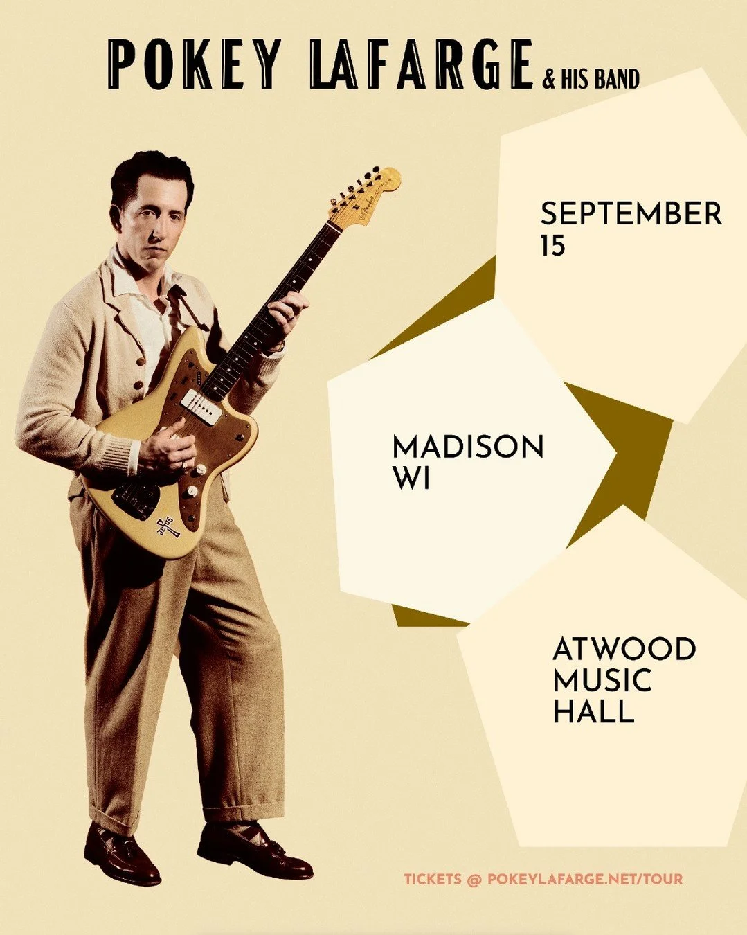 JUST ANNOUNCED // Pokey LaFarge // September 15

For two decades, Pokey LaFarge has walked his own effortlessly cool road as an exceptionally iconoclastic troubadour &ndash; forthright, genuine, and markedly keen to put it all out there. Rent Money n