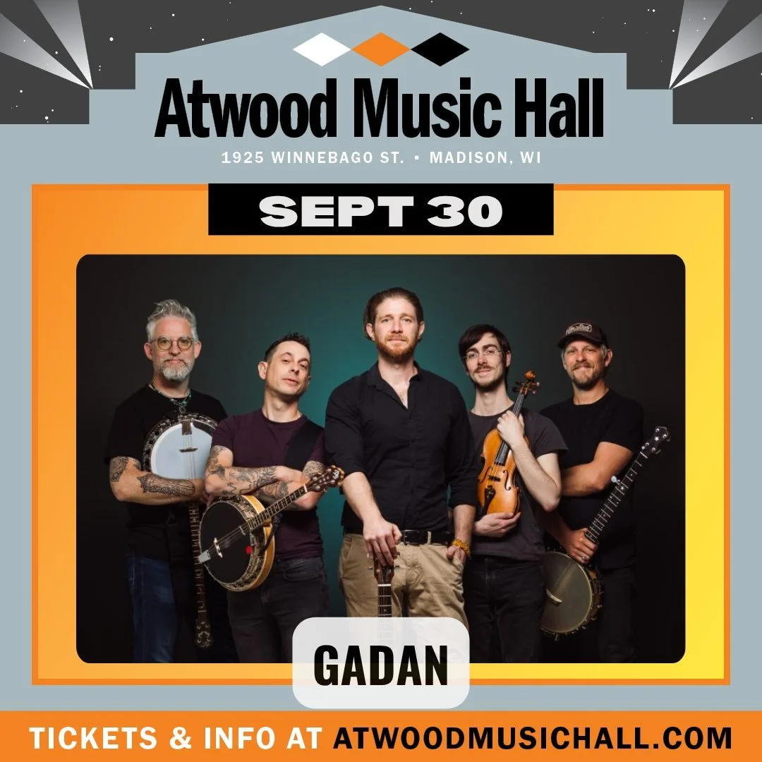 ON SALE NOW: Gadan
📆 September 30

A storming new band, blending the drive of Irish traditional music and bluegrass with the heart and soul of folk and Appalachian music&mdash;spiced up with an Italian seasoning for extra flair!

Gadan is a fresh pr