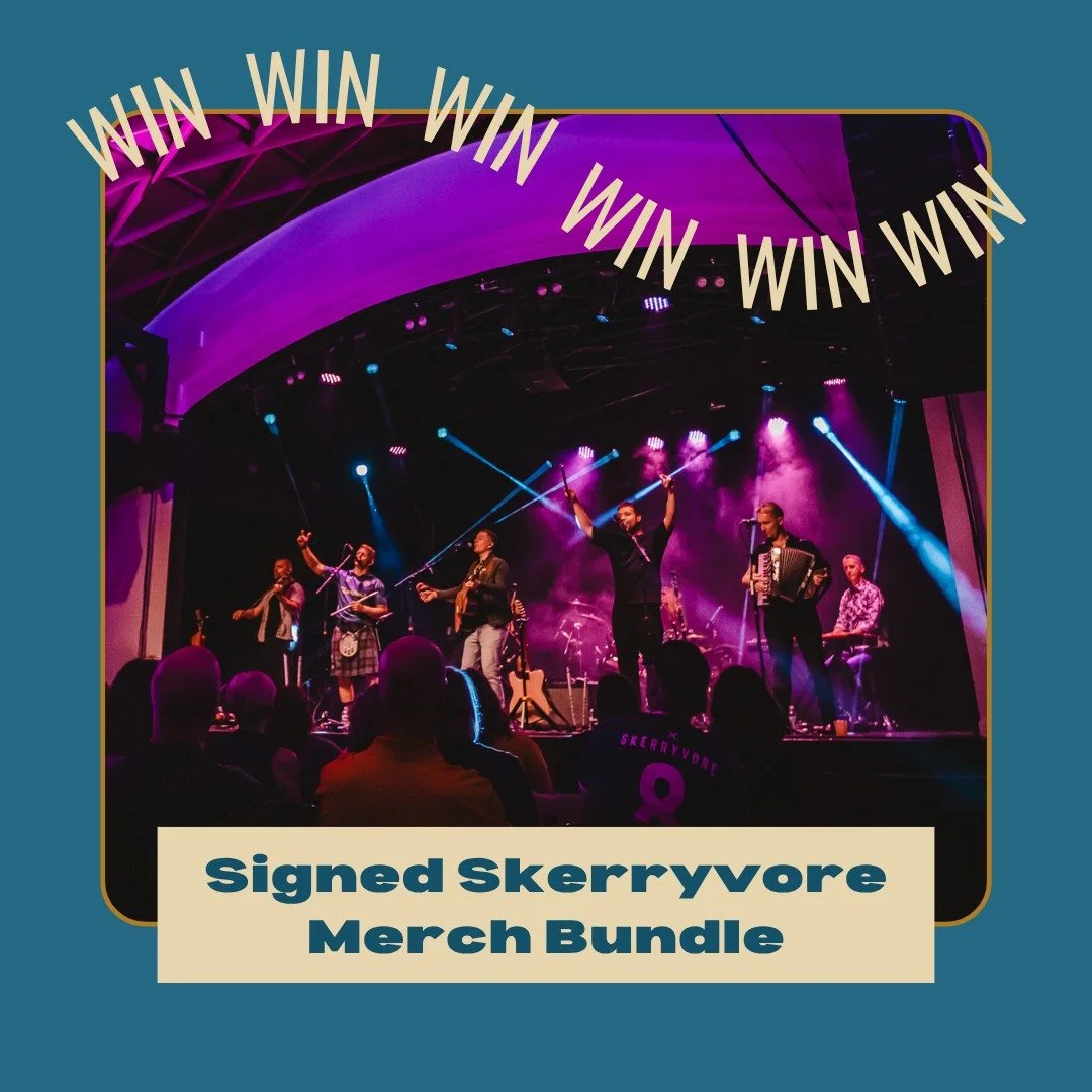 WIN a signed Skerryvore merch bundle and meet the band at the show on Sept 20! 

Winner will pick up the prize at the Skerryvore show on Sept 20, so this is a personal meet n greet opportunity for the lucky winner! 

ENTER TO WIN >> https://app