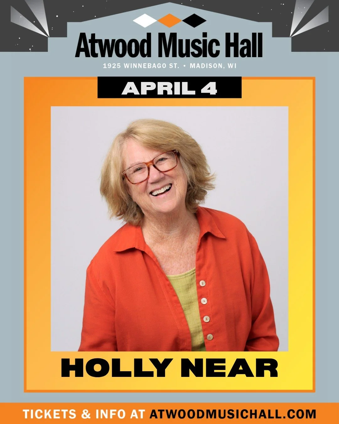 JUST ANNOUNCED: Holly Near - APRIL 4

Holly Near has been singing for a more equitable world for well over 40 creative years. She is an insightful story teller through her music, committed to keeping the work rooted in contemporary activism. Respecte