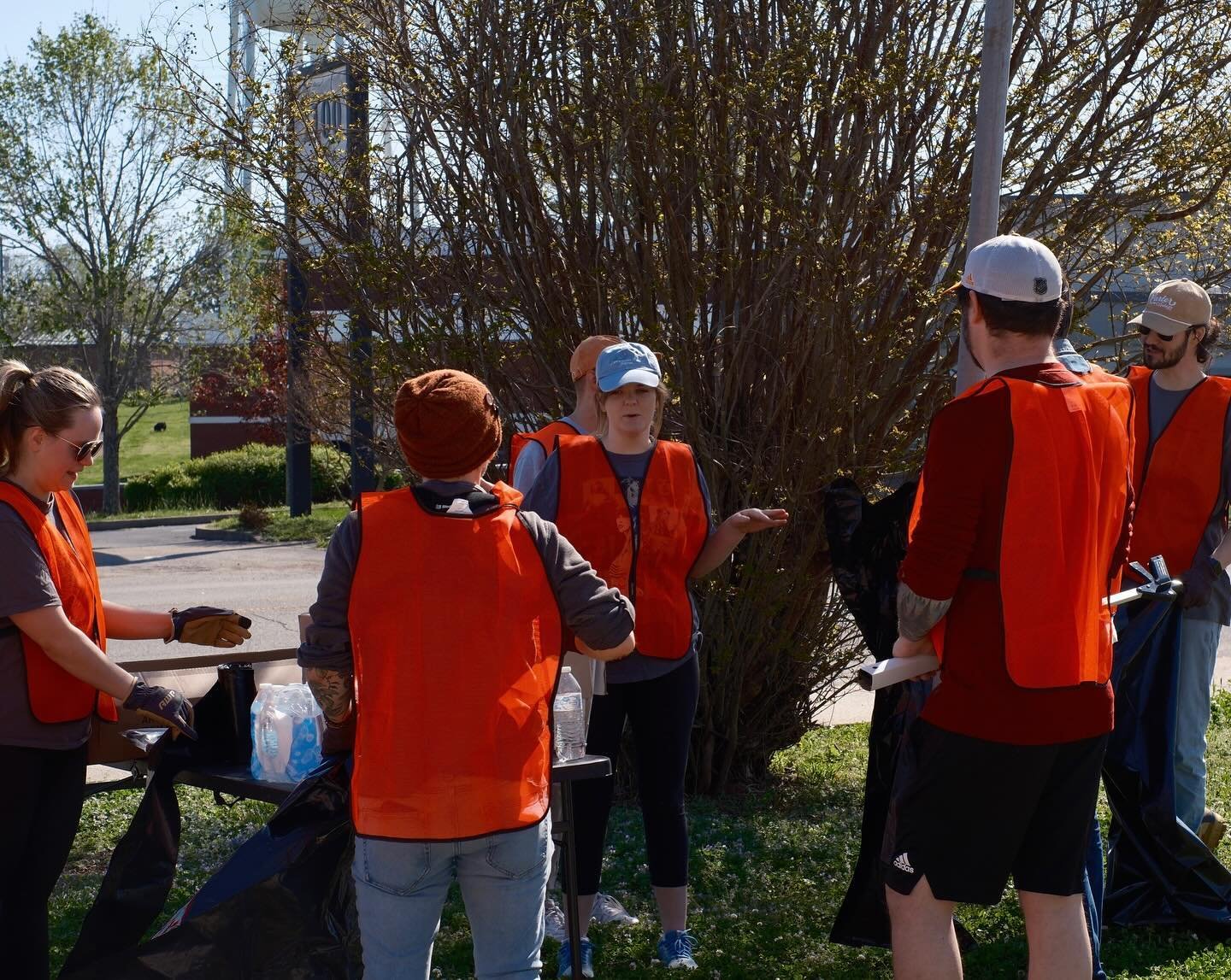 We couldn&rsquo;t have asked for a more beautiful weekend for our first neighborhood clean-up of the year. Thank you to everyone who showed up to pick up trash and keep our community looking good. And thank you to @southerncrystalco for generously ho
