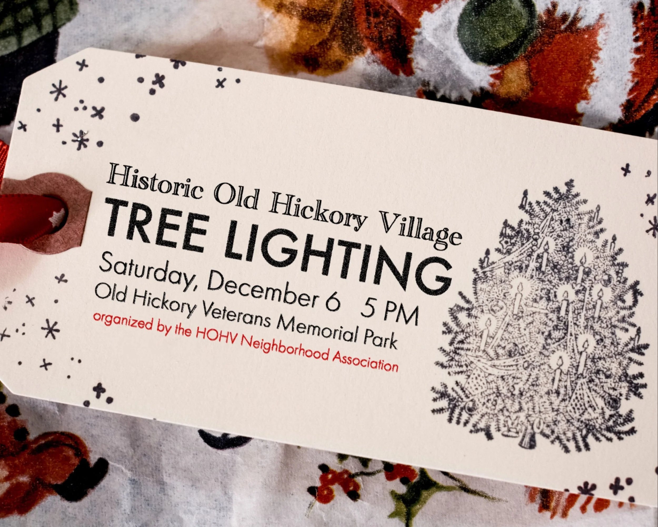 Bundle up this Saturday, December 6, and come out to our annual Village tree lighting at 5PM at Veterans Memorial Park. Enjoy some hot cocoa, mingle with neighbors, and celebrate the holiday season with us! Tree will be lit at approximately 6PM.