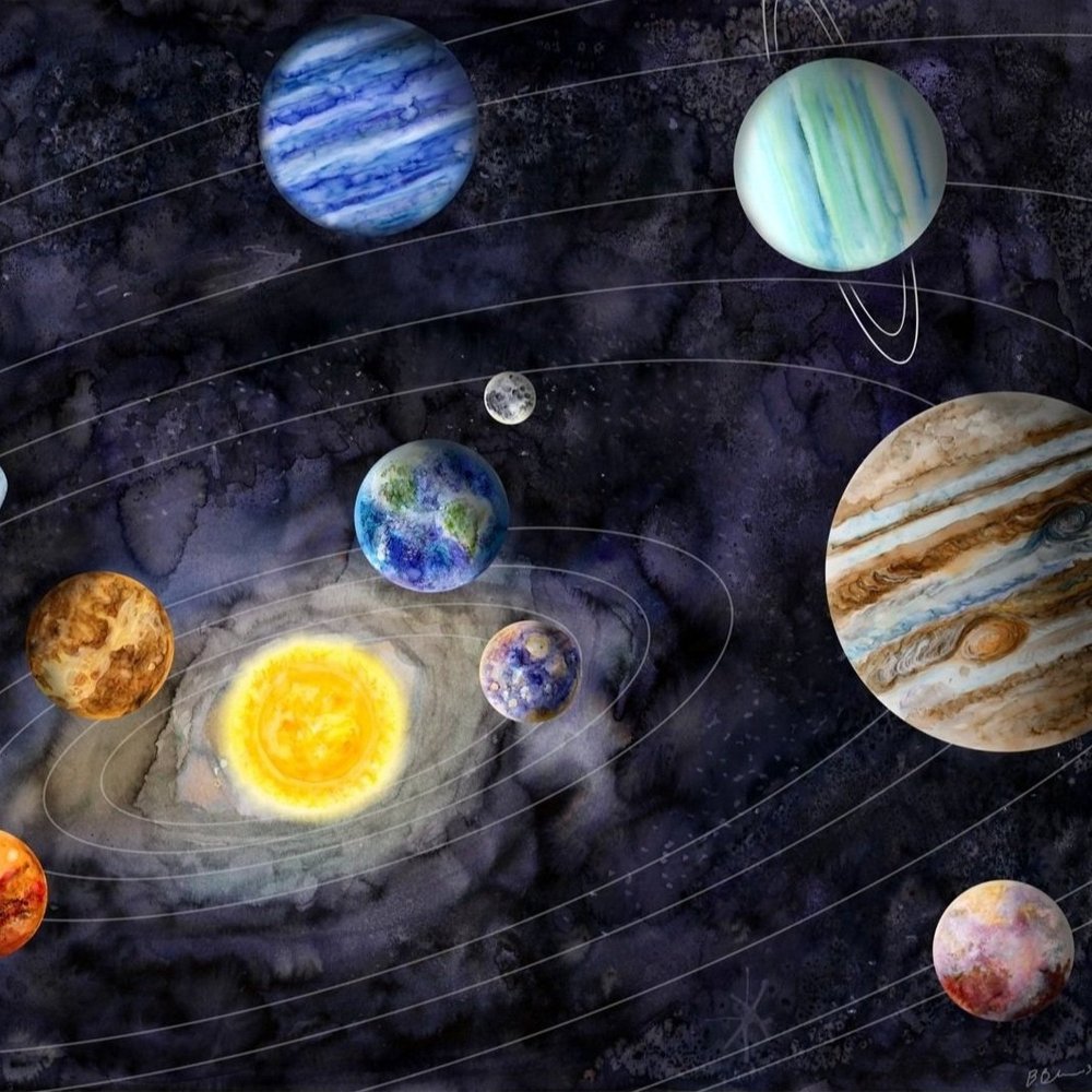 Маленькие планеты в космосе. Планеты солнечной системы. Космос планеты для детей. Солнце Планета. Картина планеты солнечной системы.