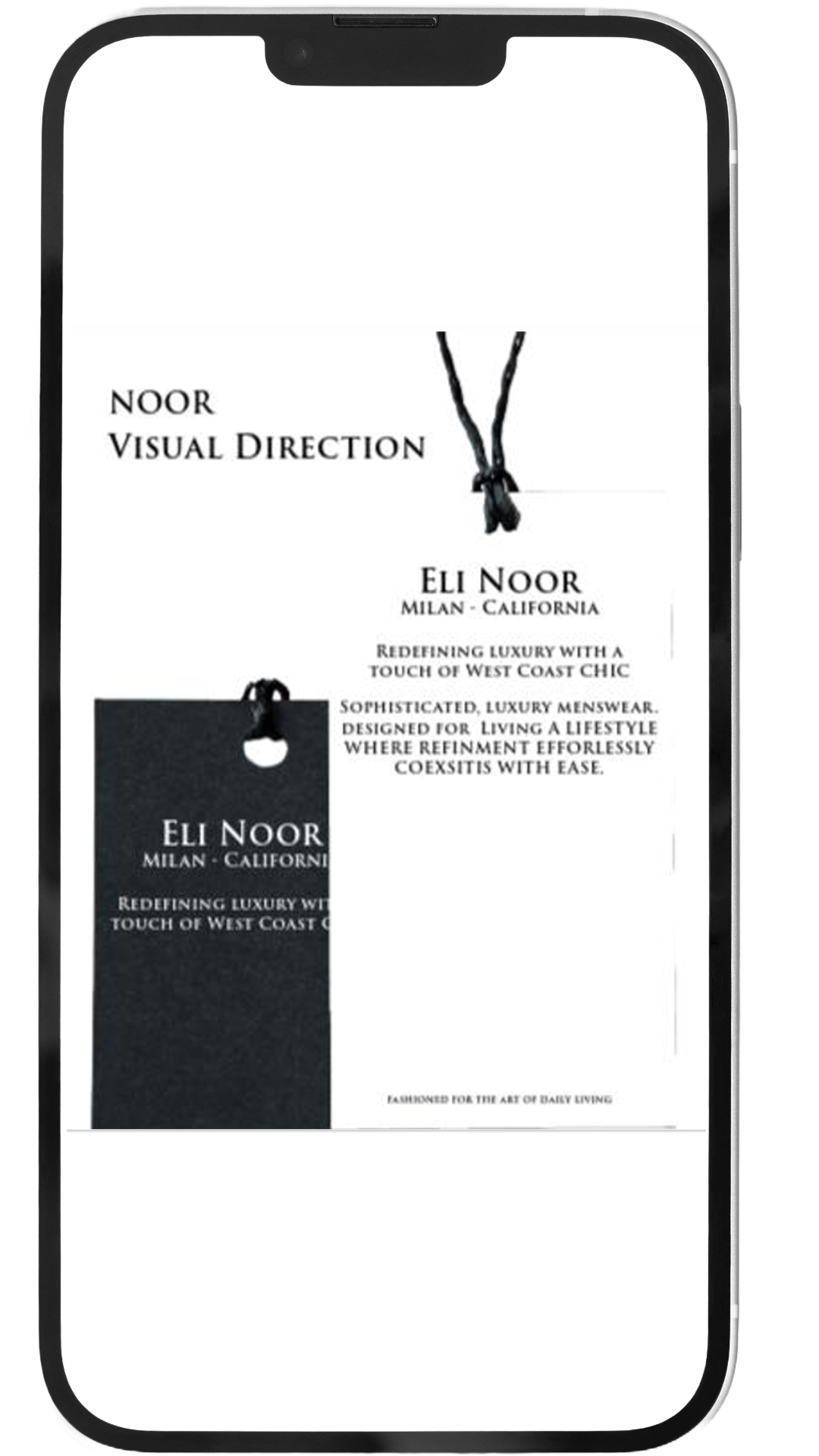 Luxury Menswear Brand Book