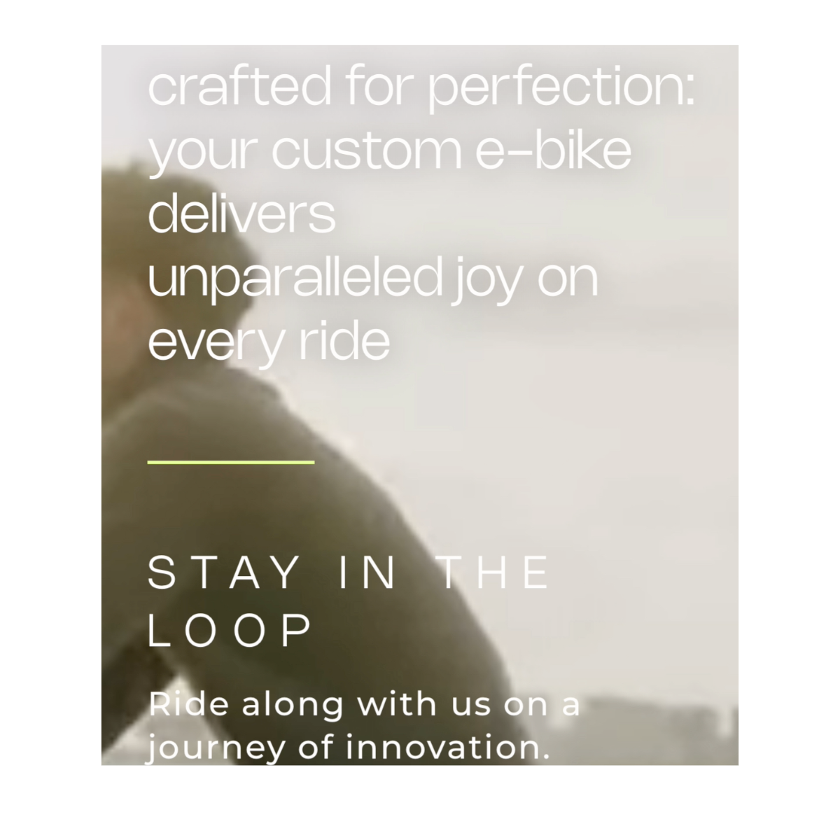 New Homepage Copy for TZ MANN e-bikes