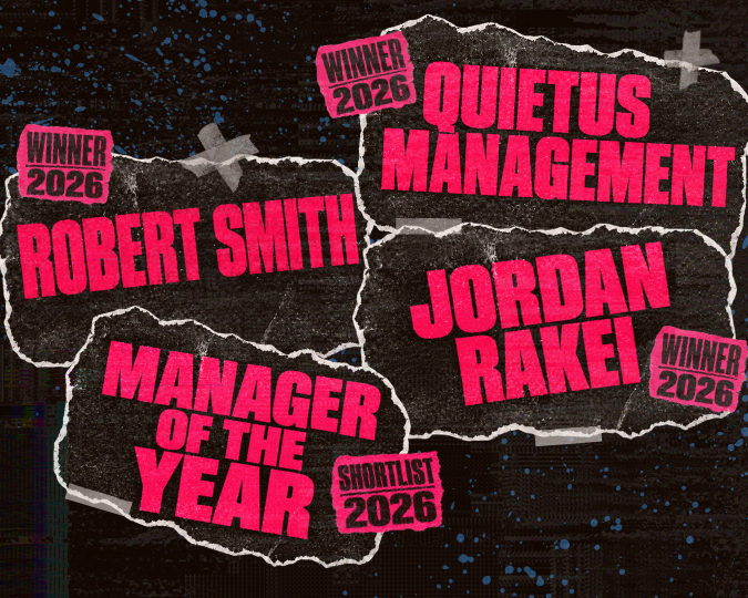 The Cure’s Robert Smith, Jordan Rakei and Quietus Management to be honoured at the 2026 Artist &amp; Manager Awards&nbsp;