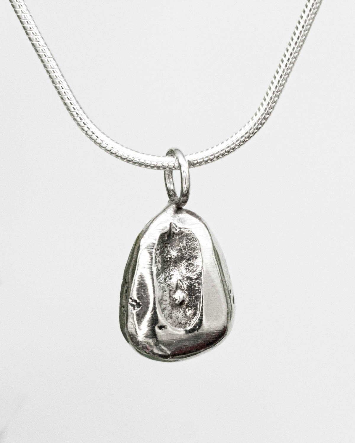 Silver Seeds - Corn necklace