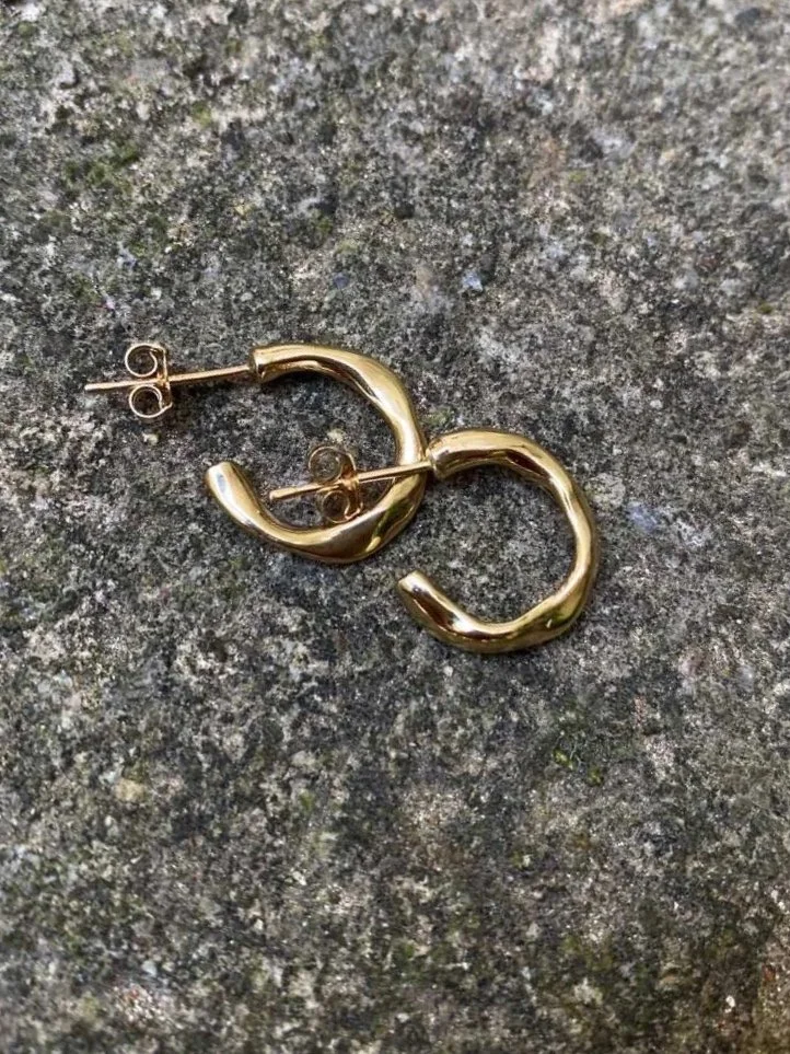 Earrings Wabi Sabi Mini - Gold