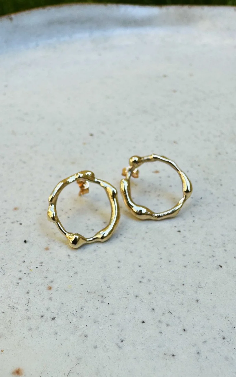 Earrings Agni - gold