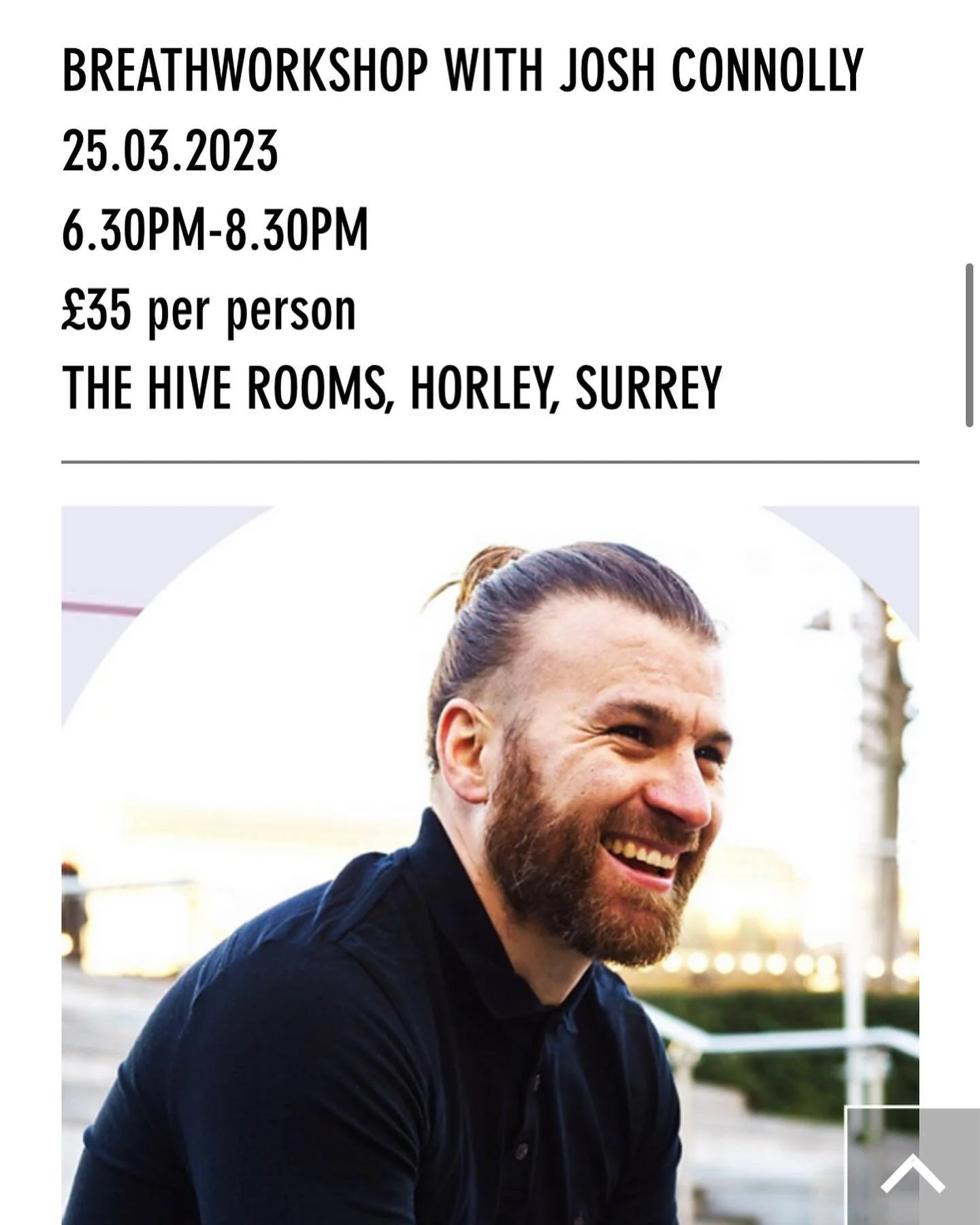 SURREY… I’ll be delivering a Breathwork session for @ksmassagetherapy in Surrey on 25/03/23
Link is in my bio to join. Spaces are limited ❤️