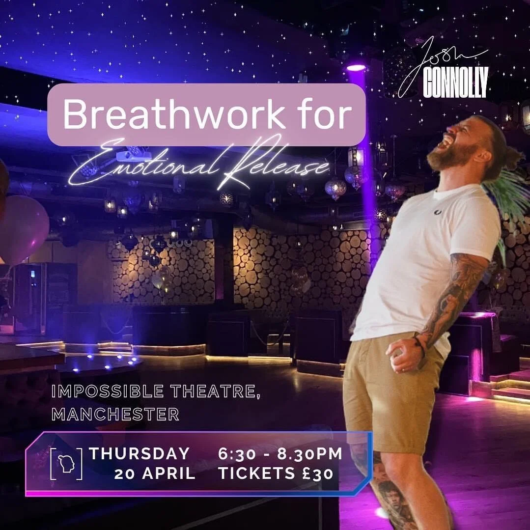 MANCHESTER - There’s still some spaces left at my IN PERSON Breathwork for Emotional Release session open to anyone that wishes to try this experience in full.
You’re welcome along if you’ve never tried Breathwork before and we wil