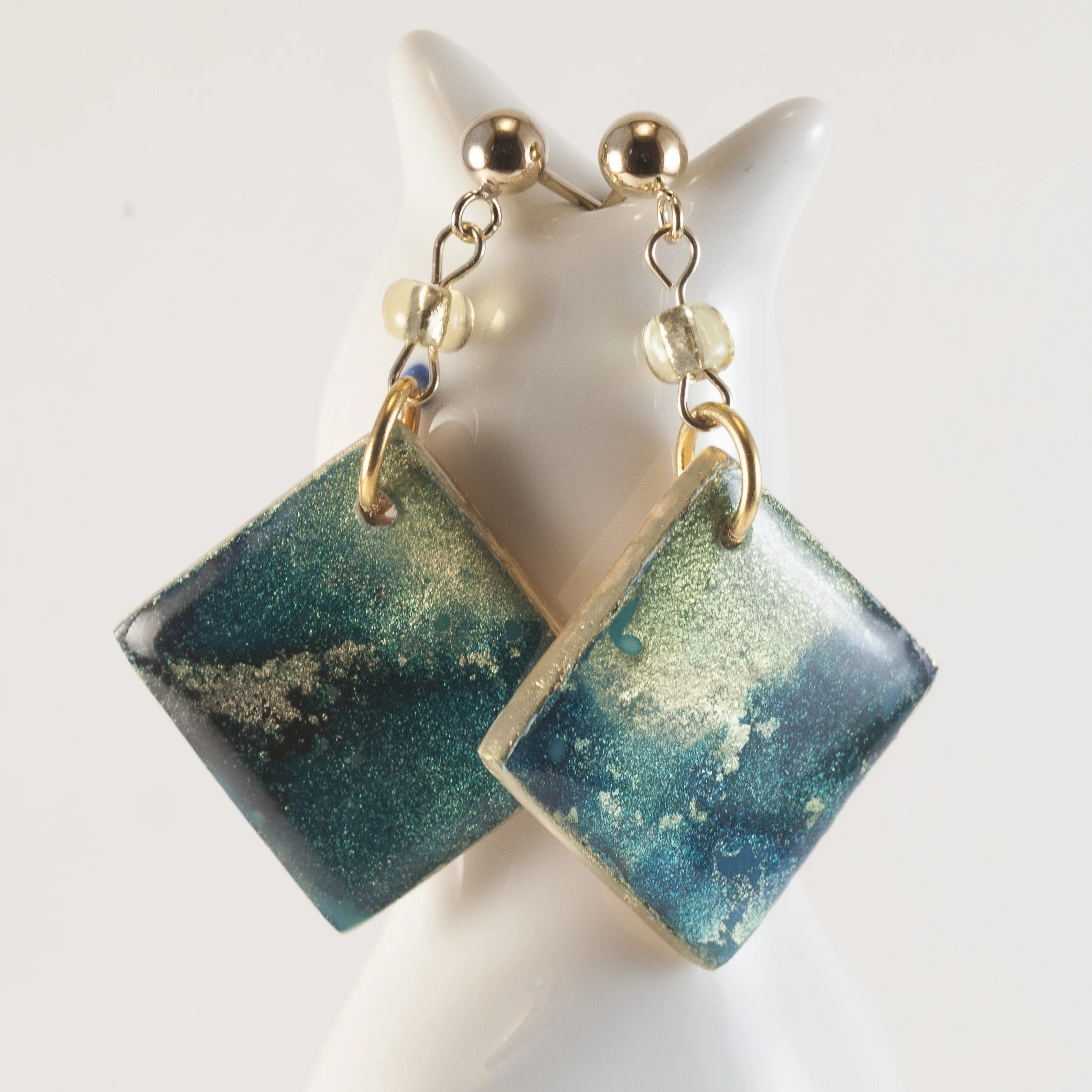 Aurora Jade Earrings VI  (SOLD)