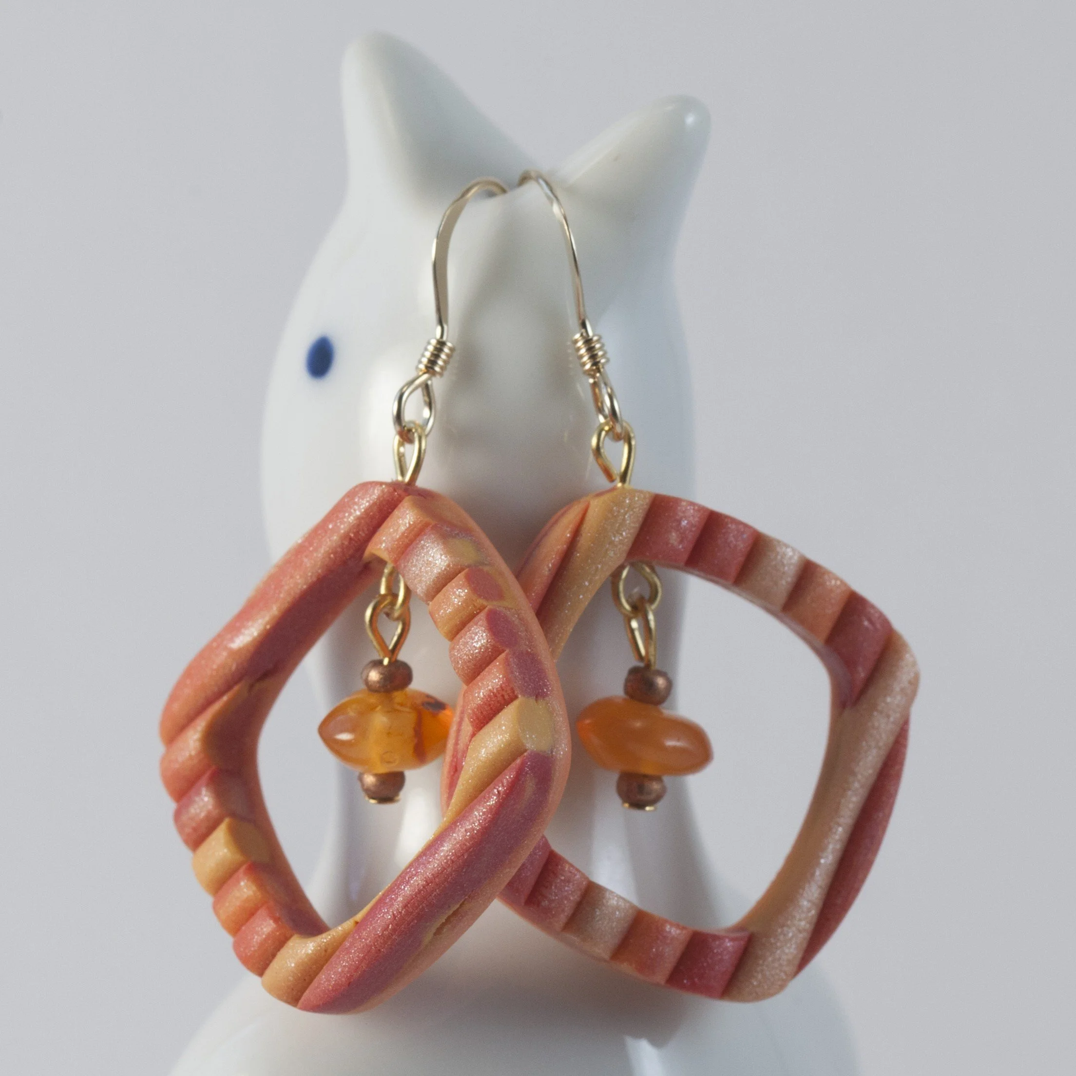 Tequila Sunrise Earrings II - $29